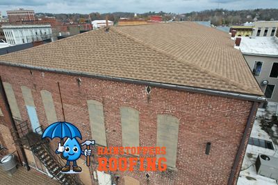 Commercial Roofing Installation using EPDM, GAF Timberline HDZ