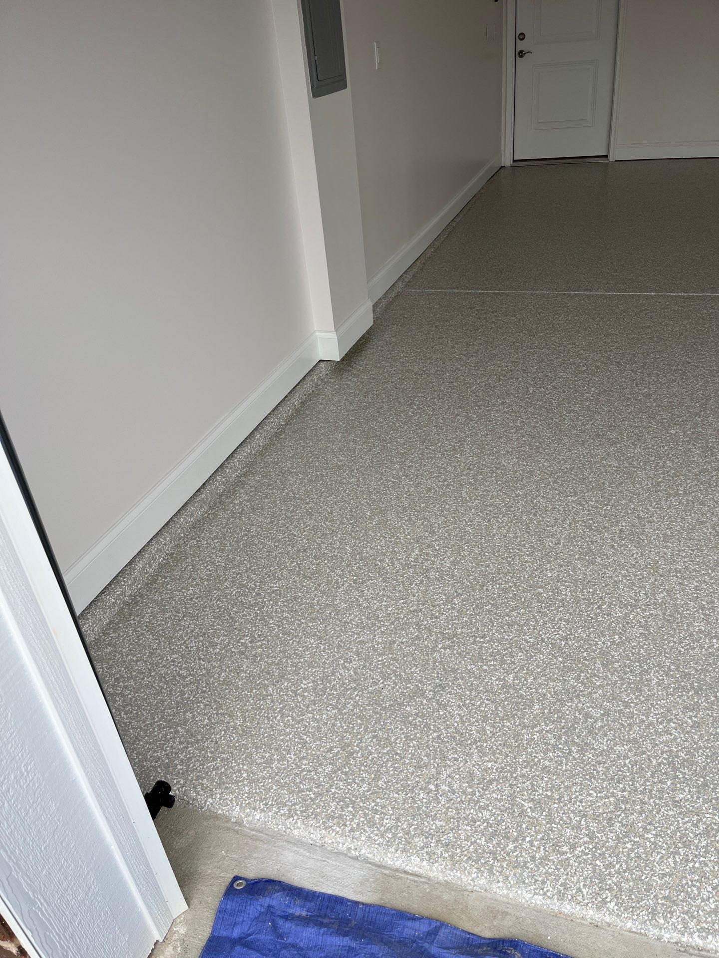 Garage Floor Coating using Custom Color by My Garage Floor Guys