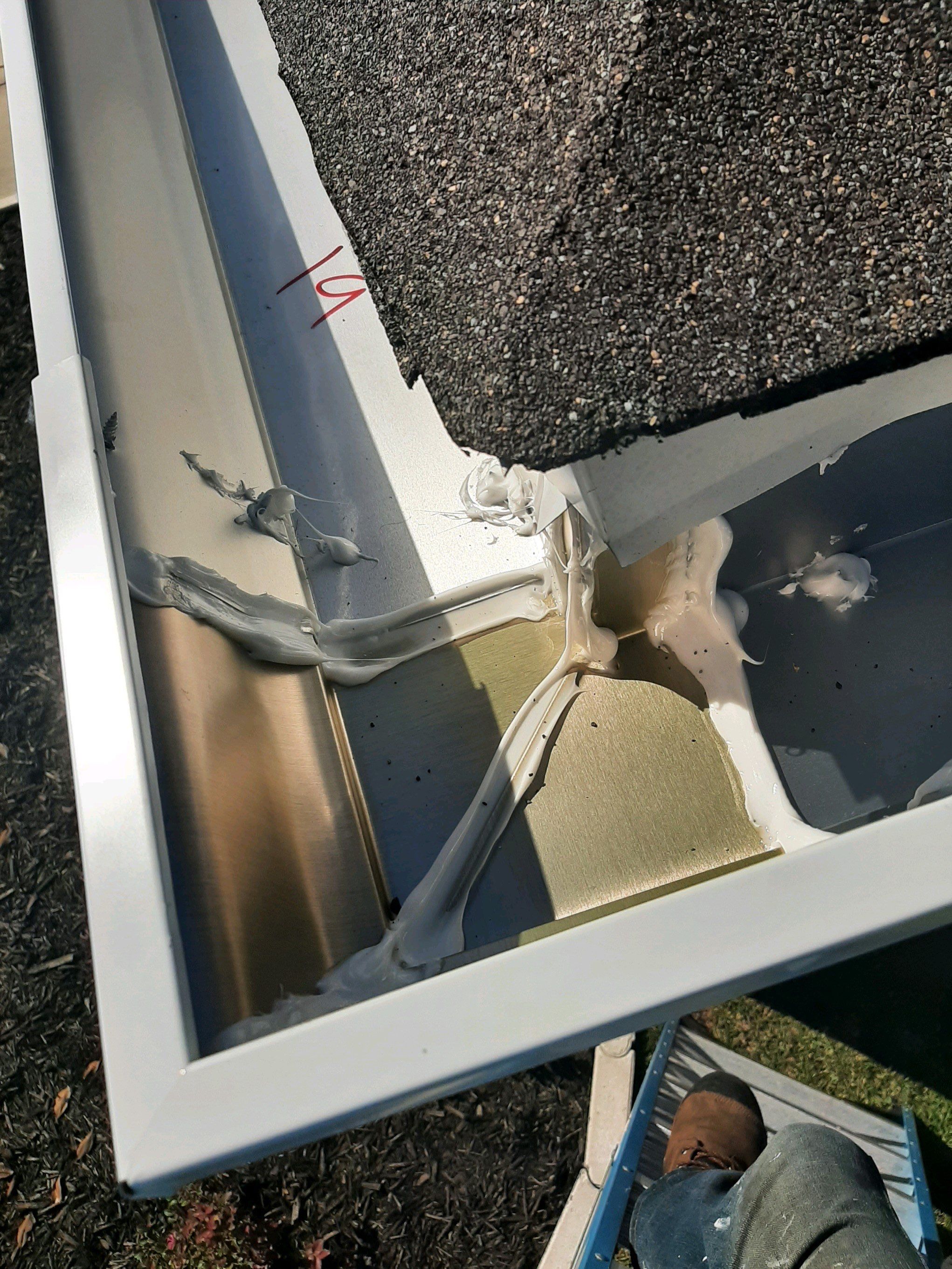 Seamless Gutter Installation using White K-Style Gutters by Gutter Professors