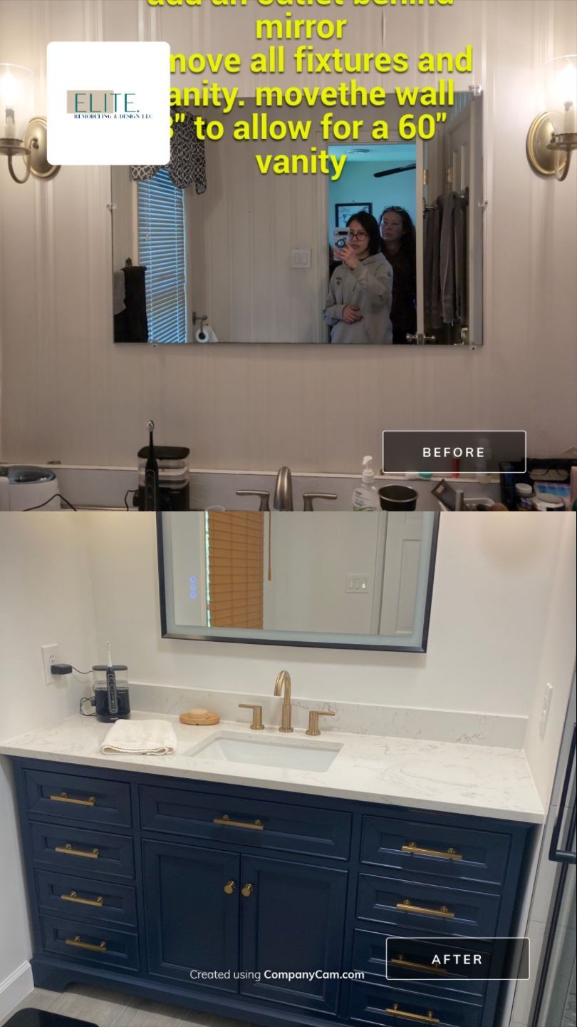 From Flooded to Flawless – A Raleigh Bathroom Reborn by Elite Remodeling and Design LLC