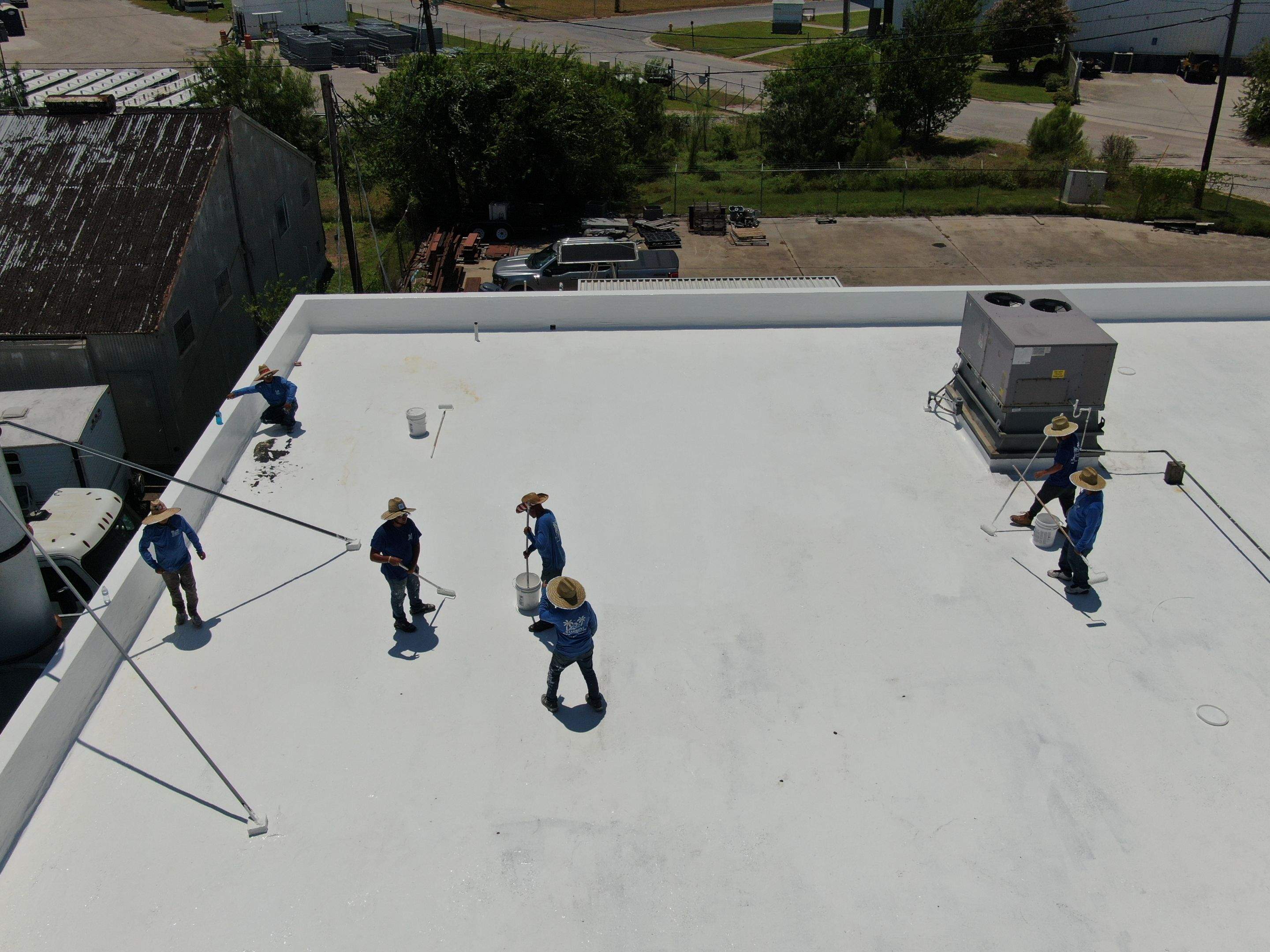 Dirty leaking Gravel Roof by Bayfront Roofing and Construction