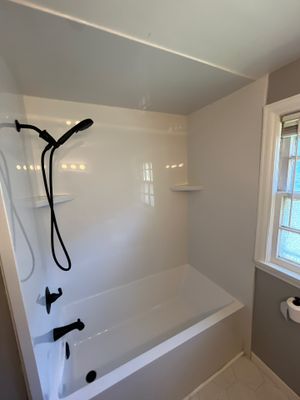 Bathroom Remodel using Bathtub