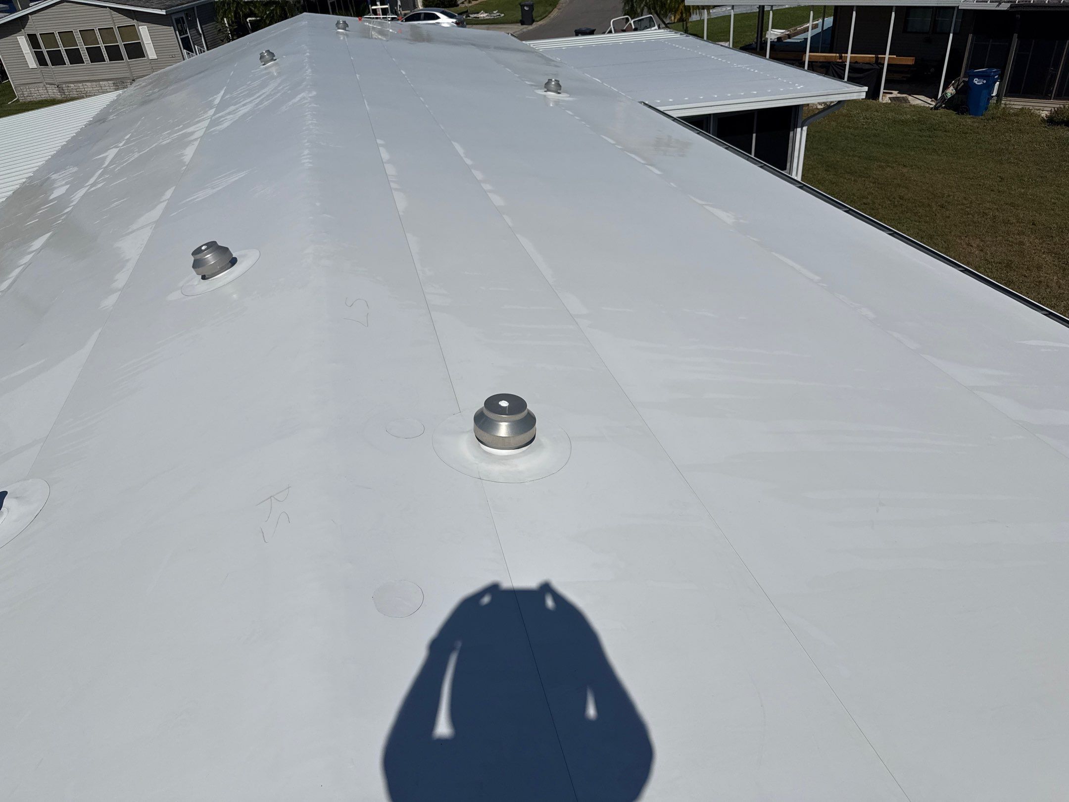 TPO Membrane Mobile Home Roof Cleaning Parrish, FL by Sunshine AquaWash