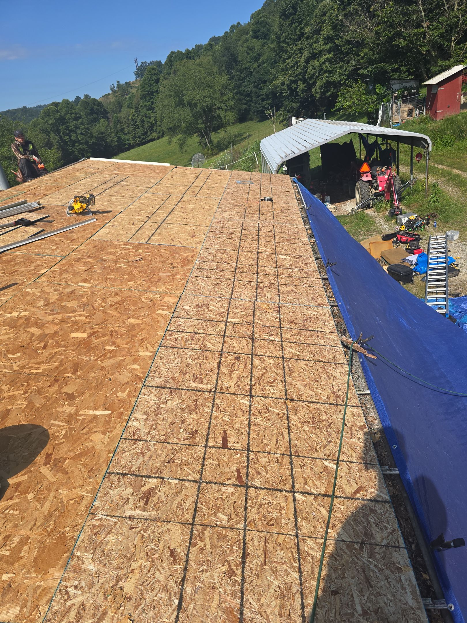 Residential Roofing Installation using GAF Timberline HDZ Fox Hollow Grey by Rainstoppers Roofing