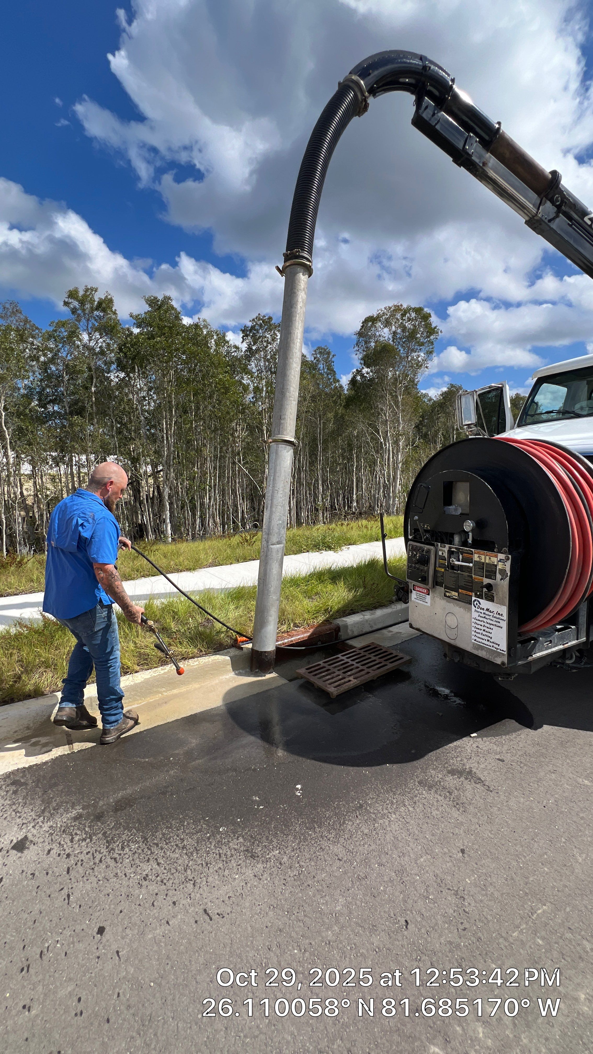 New Construction Road off Rattlesnake in Naples by Don Mar, Inc. Storm Water Solutions