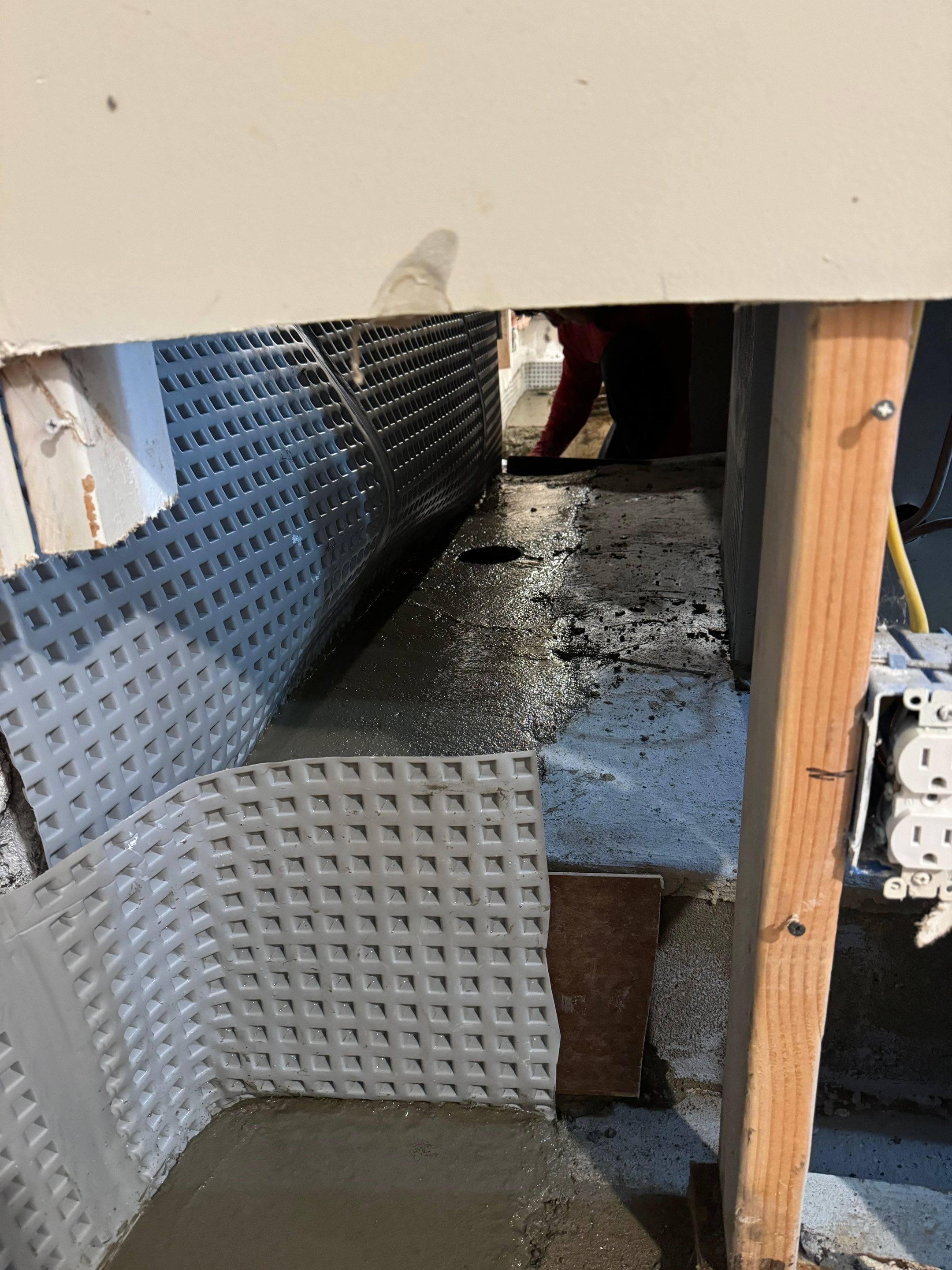 Interior French Drain & Wall Vapor Barrier Boonton NJ by Pure Service Pro, LLC 