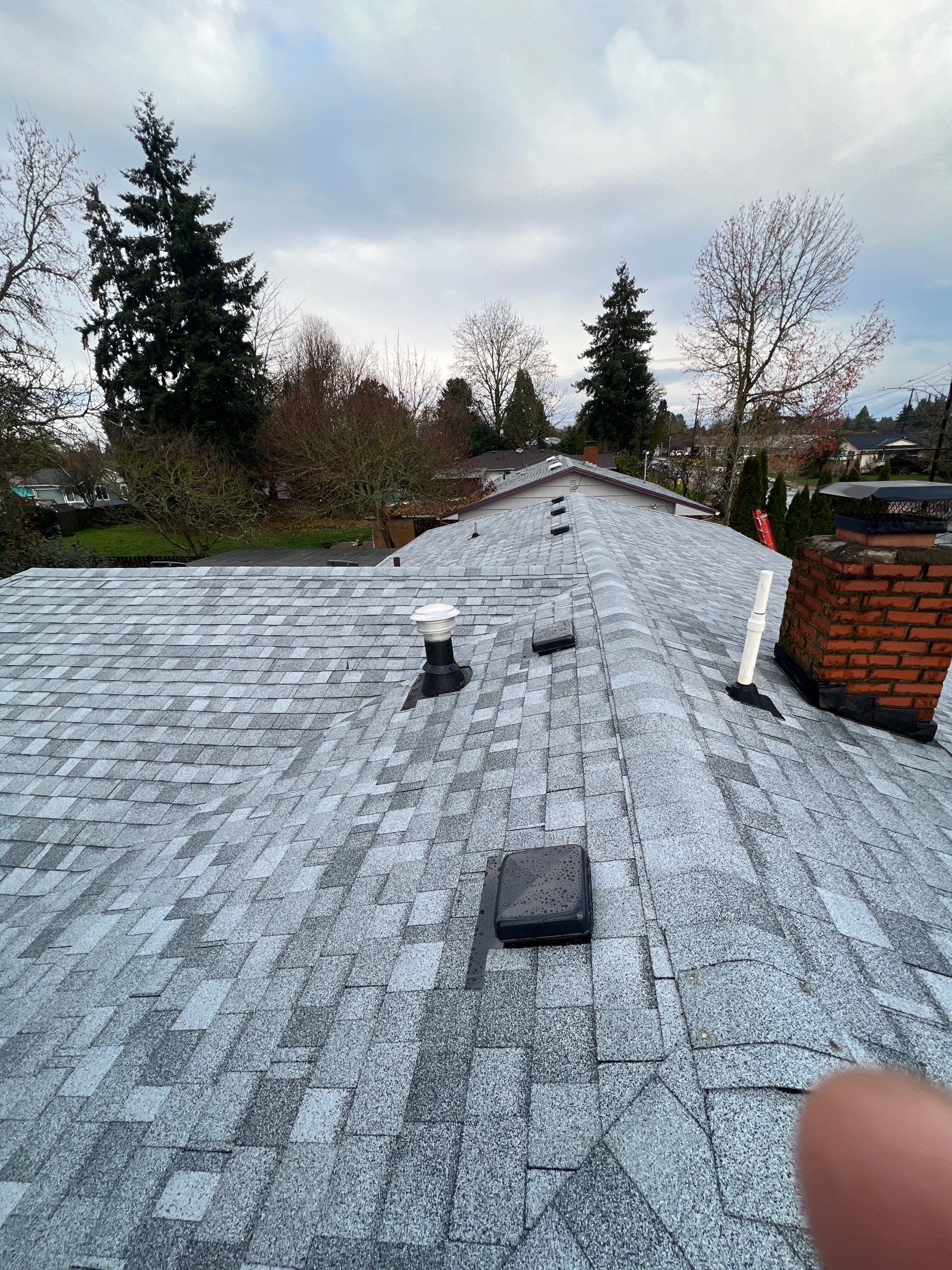 Residential Roof Installation: IKO Dynasty 30 Year Shingle Color: Frostone Grey by Orezona Building & Roofing Company, Inc.