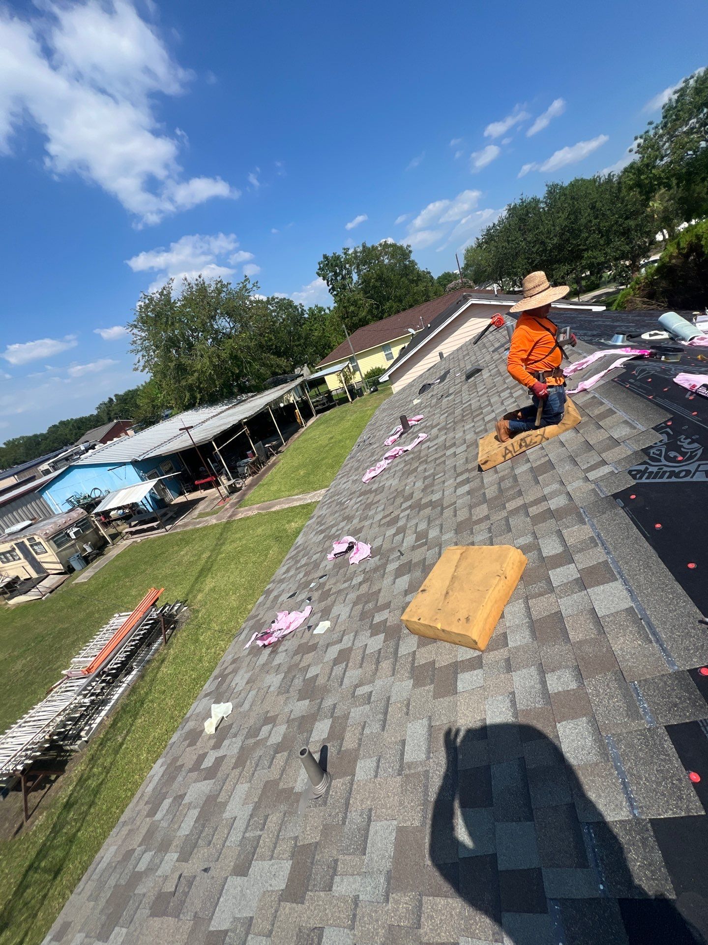Residential Roofing Installation using Owen's Corning Duration (Lifetime) Shingles by Roof Repair Company