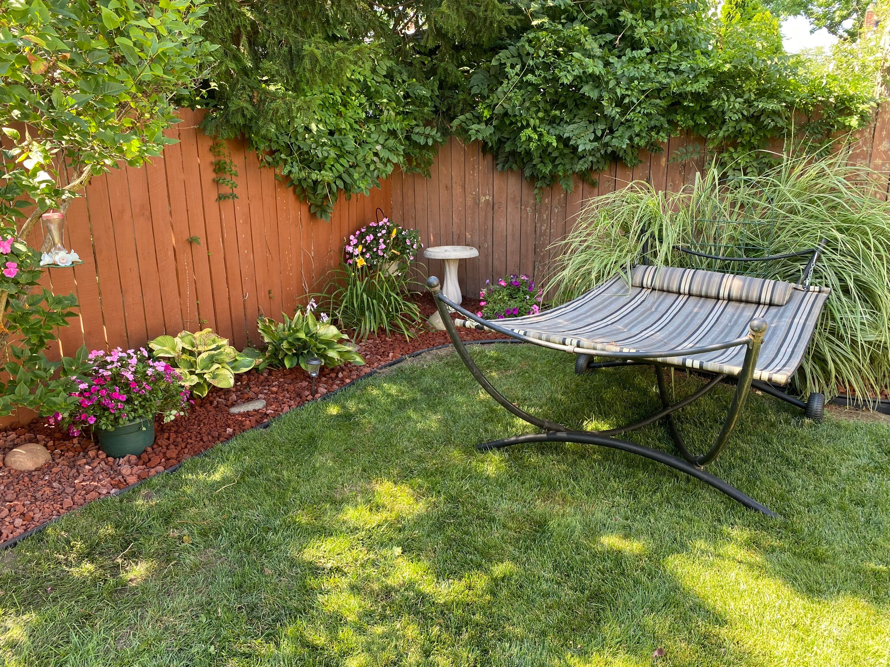 Memorial Garden Install by Elm Rose Gardens