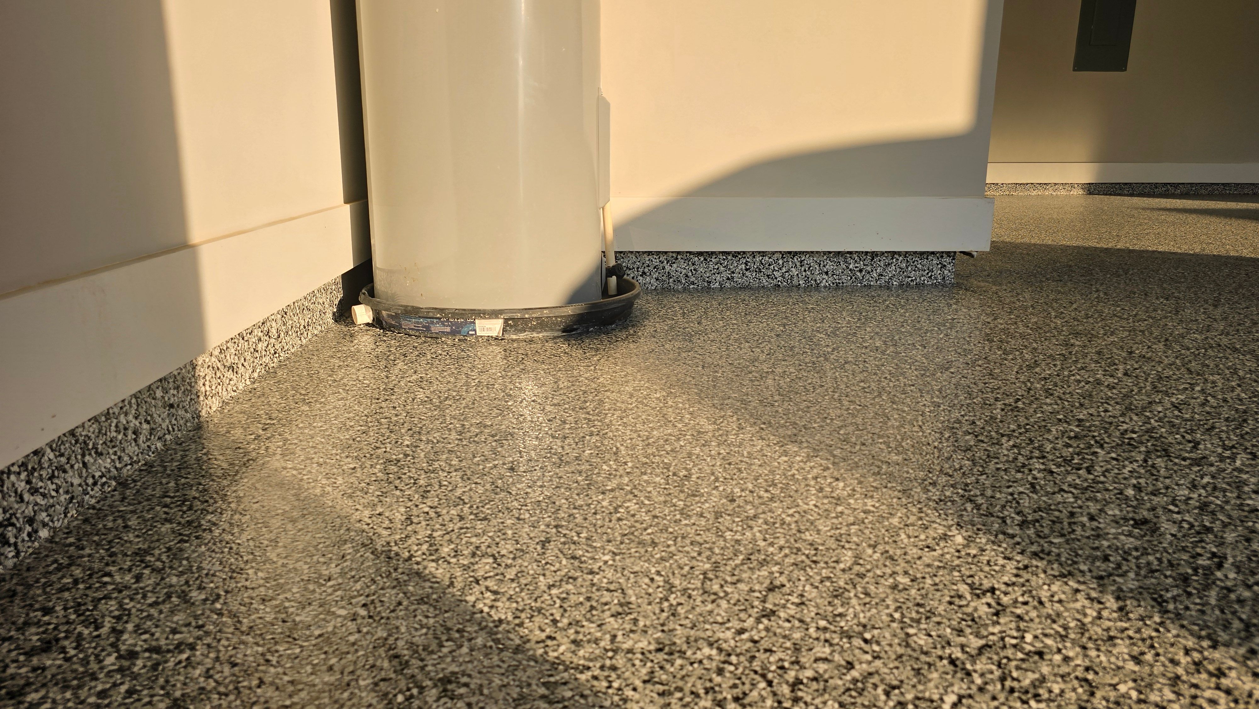 Garage using Domino by Elite Floor Solutions