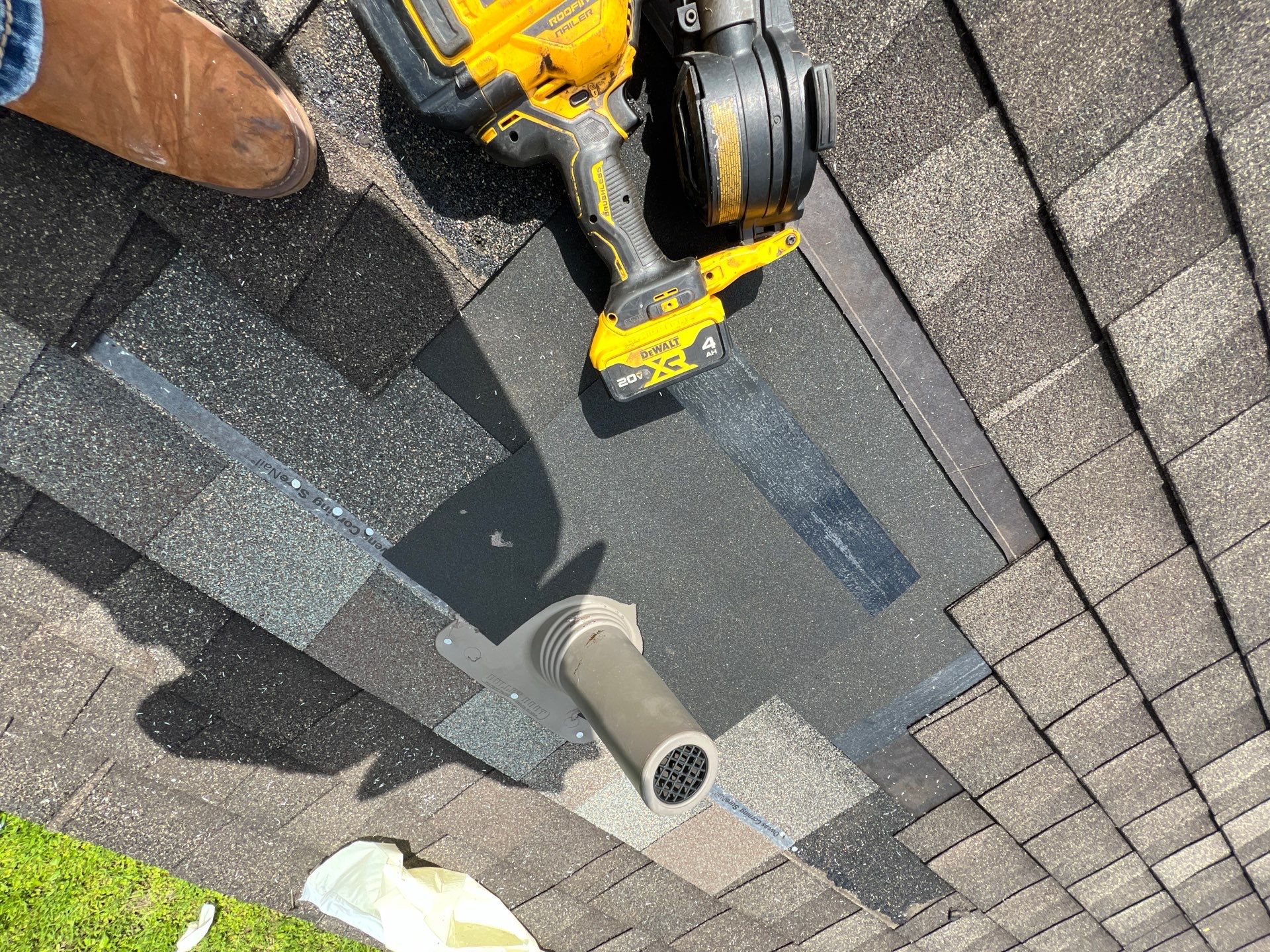 Hail Damage using Owen's Corning Duration (Lifetime) Shingles by Roof Repair Company