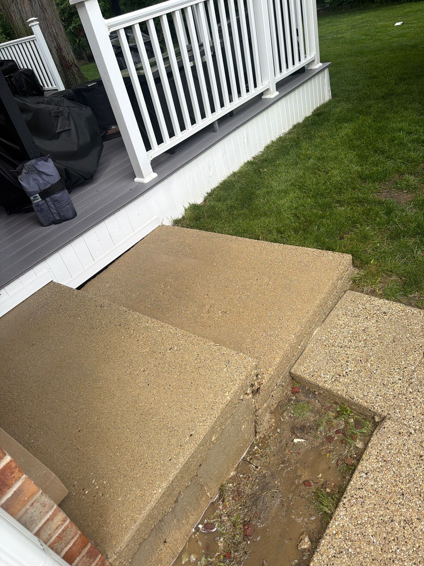 Trex Deck and Concrete Surface Cleaning by Northern Power Washing LLC.