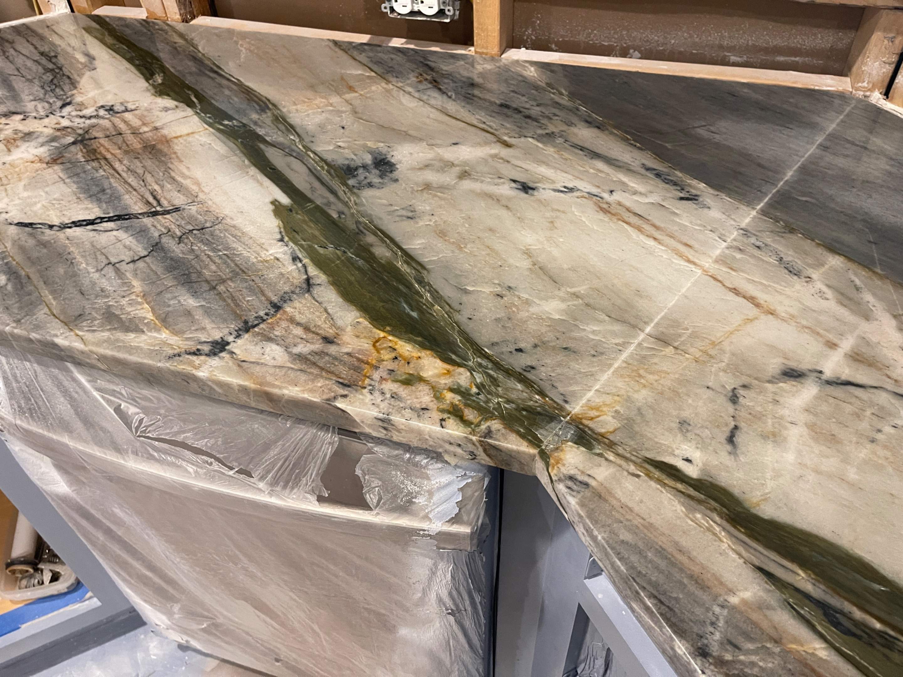 Custom Natural Stone Countertop Installation for San Antonio Kitchen Remodel by Mena stone surfaces