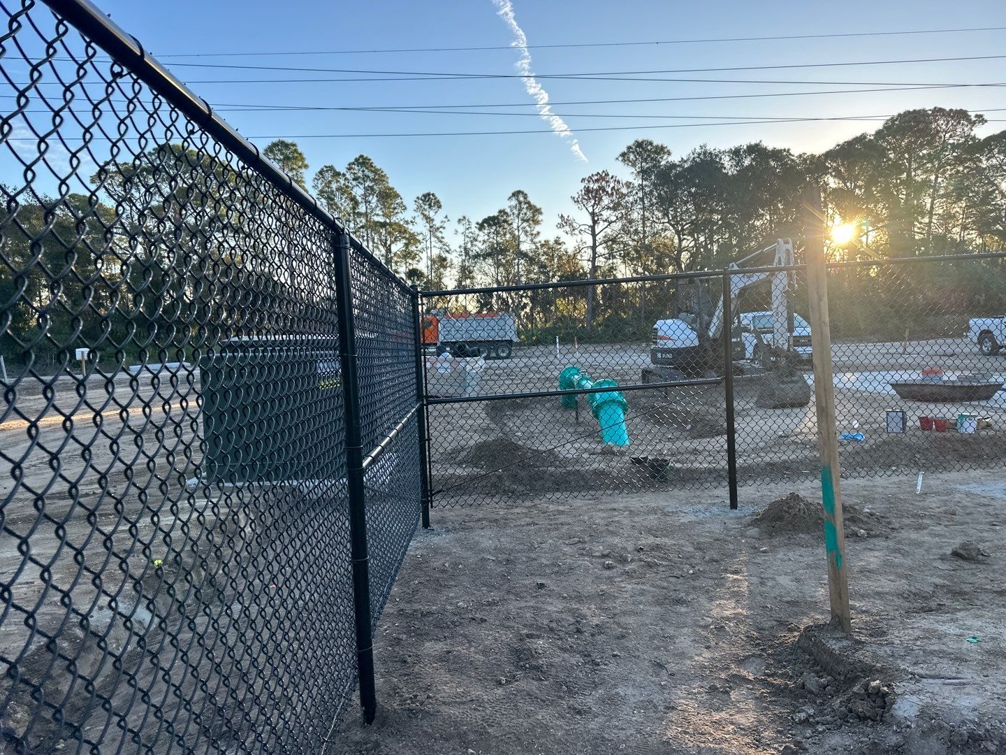 Chain-link Fence Installation using Chain-link Fence by Asap fence and gates, LLC