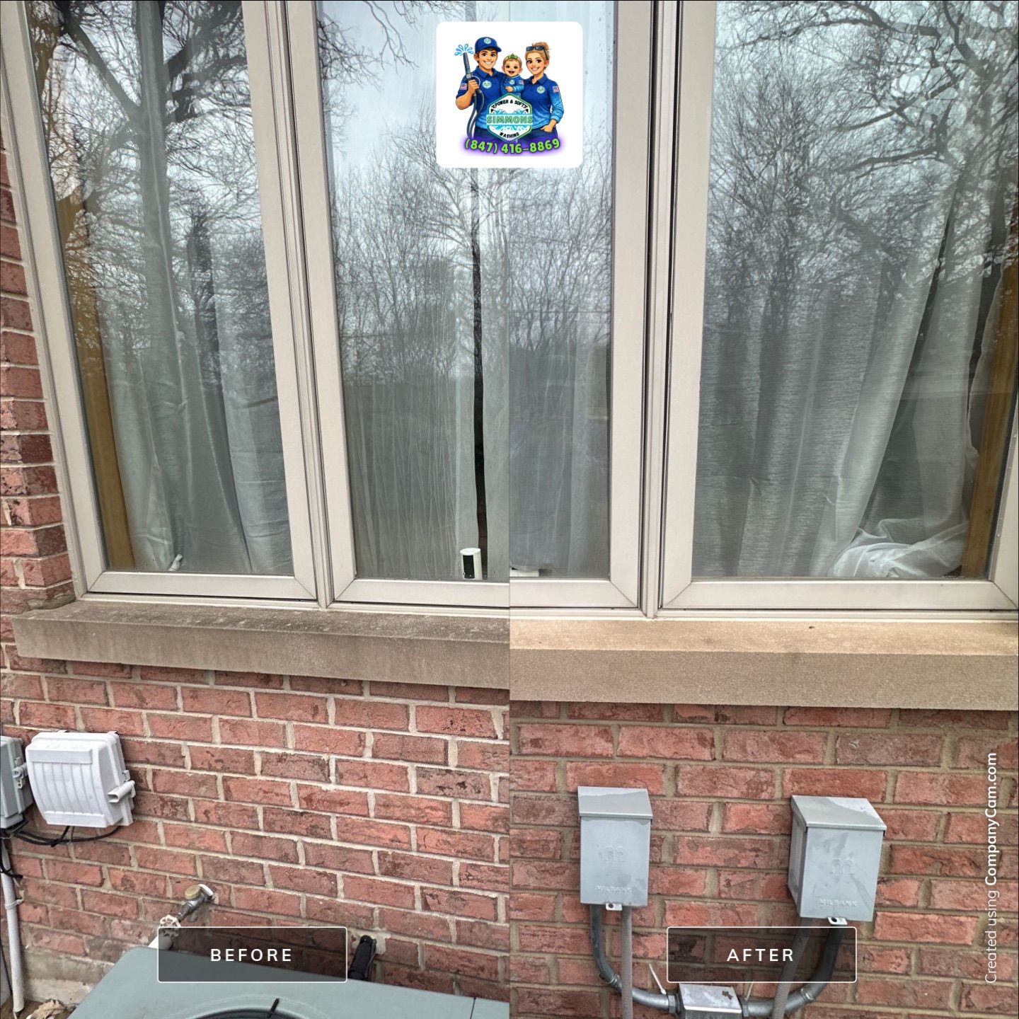 Project in Addison by Simmons Power & Soft Washing