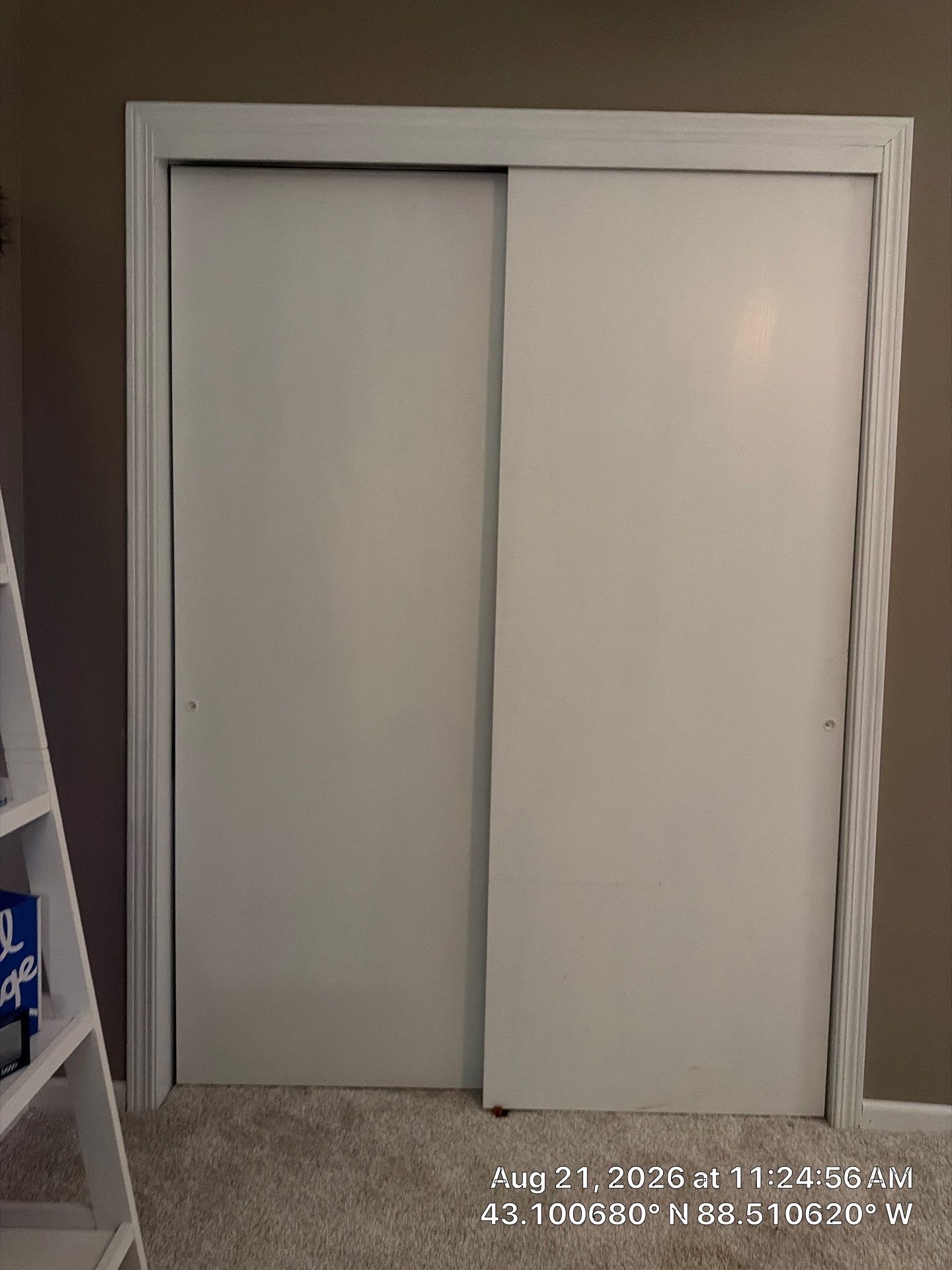 Interior Sliding Closet Door and Trim Installation in Oconomowoc by CompanyCam Sales Demo