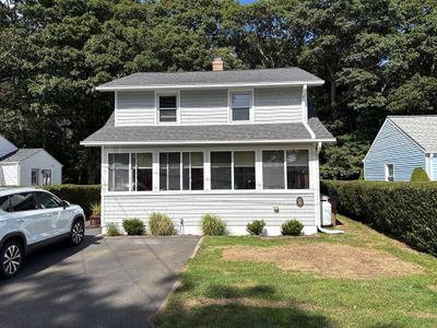 Siding using Cert. Monogram D/4 x 12'6" clapboard, Granite Gray