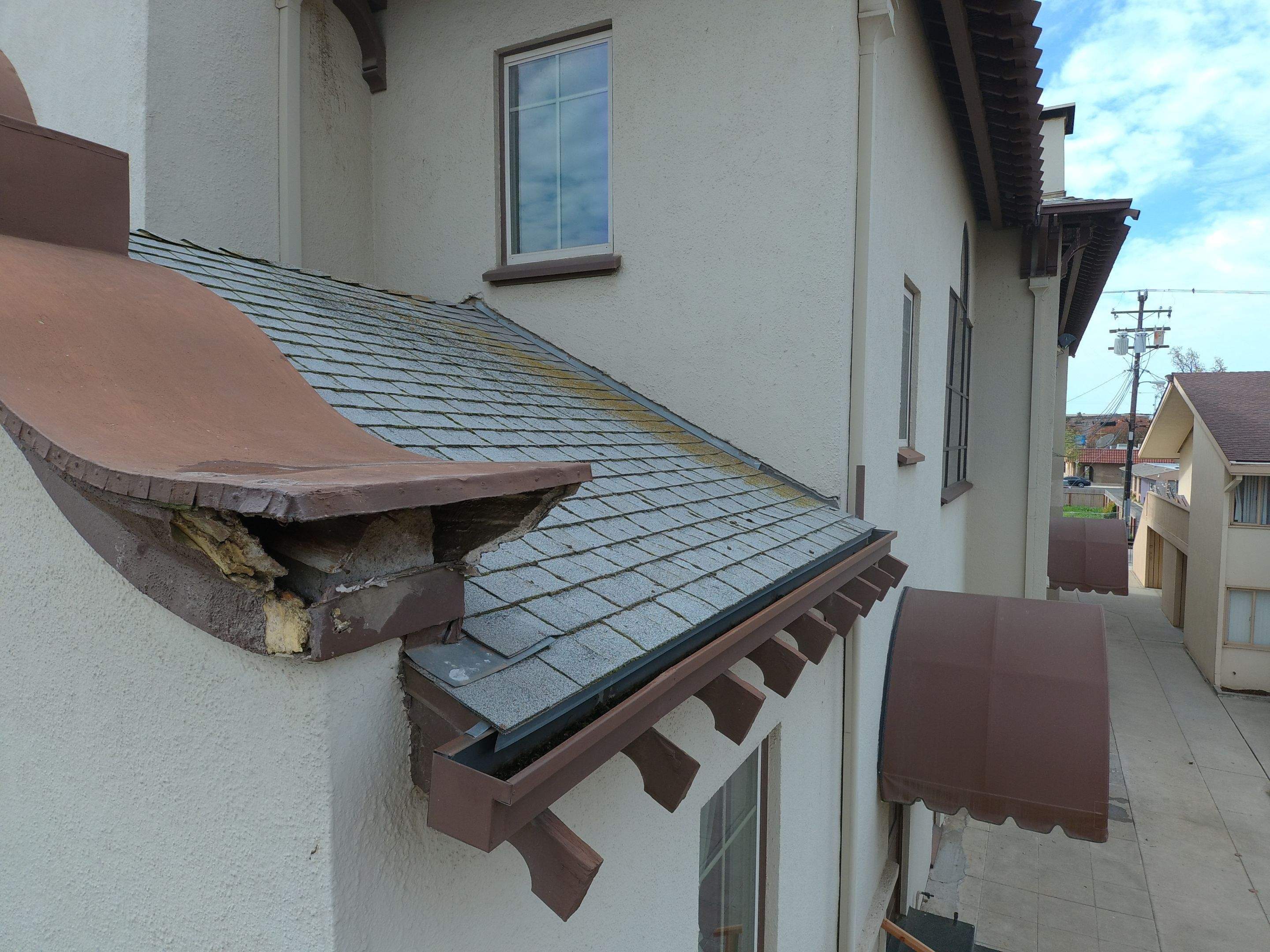  Presbyterian Church repairs to entrance architecture by Straight Edge Roofing Inc