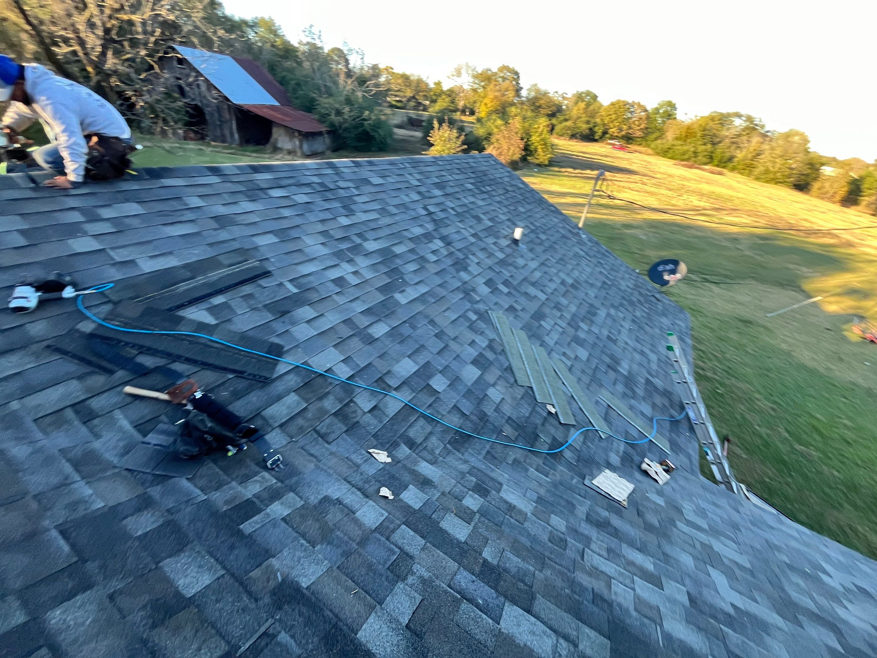 Residential Roofing Repair using Malarkey Vista: Storm Gray by Hostetler Roofing