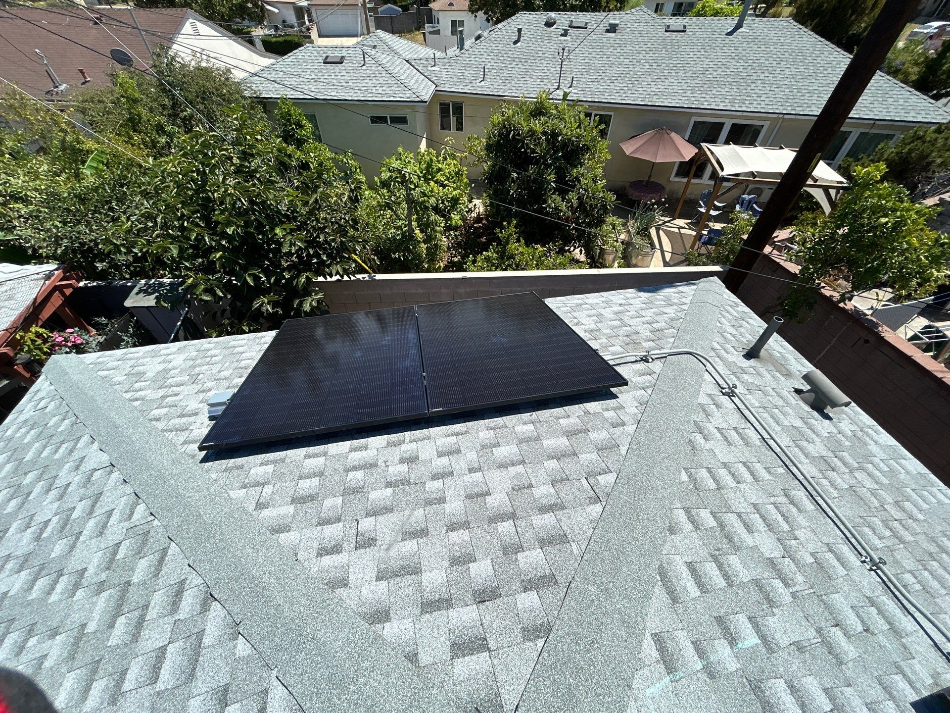Solar Panel Installation with Black 450W Modules in Monterey Park by AWS Solar