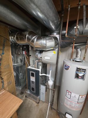 American Standard S8X2 Furnace 80K & American Standard Silver 13 Condenser 