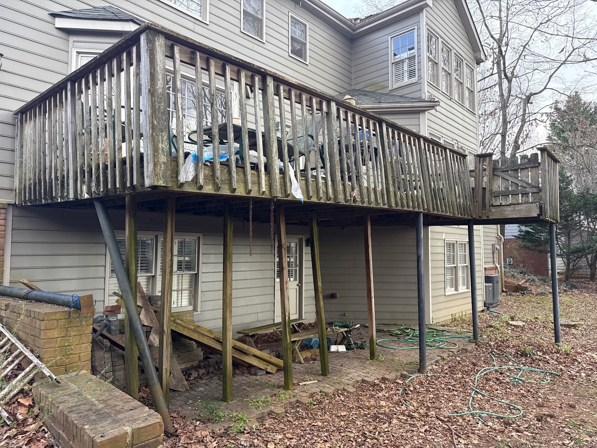 Wood Deck Build in Acworth, GA by Nelson Exteriors 