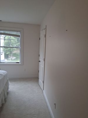 Interior Bedroom Painting and Wall Repair in Manchester, New Hampshire by The Persnickety Painters