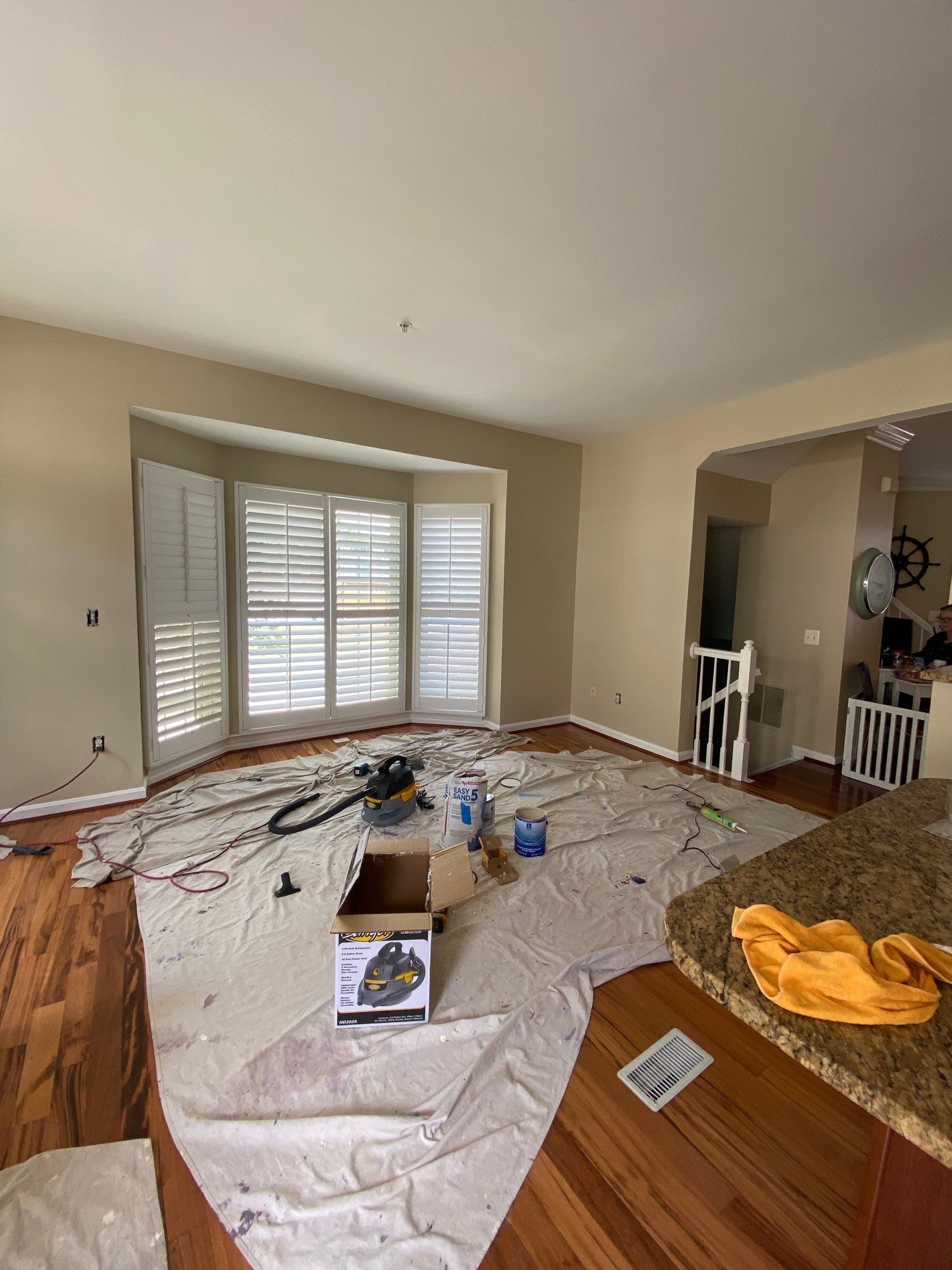 Kitchen Remodel using Flooring by Real1Construction