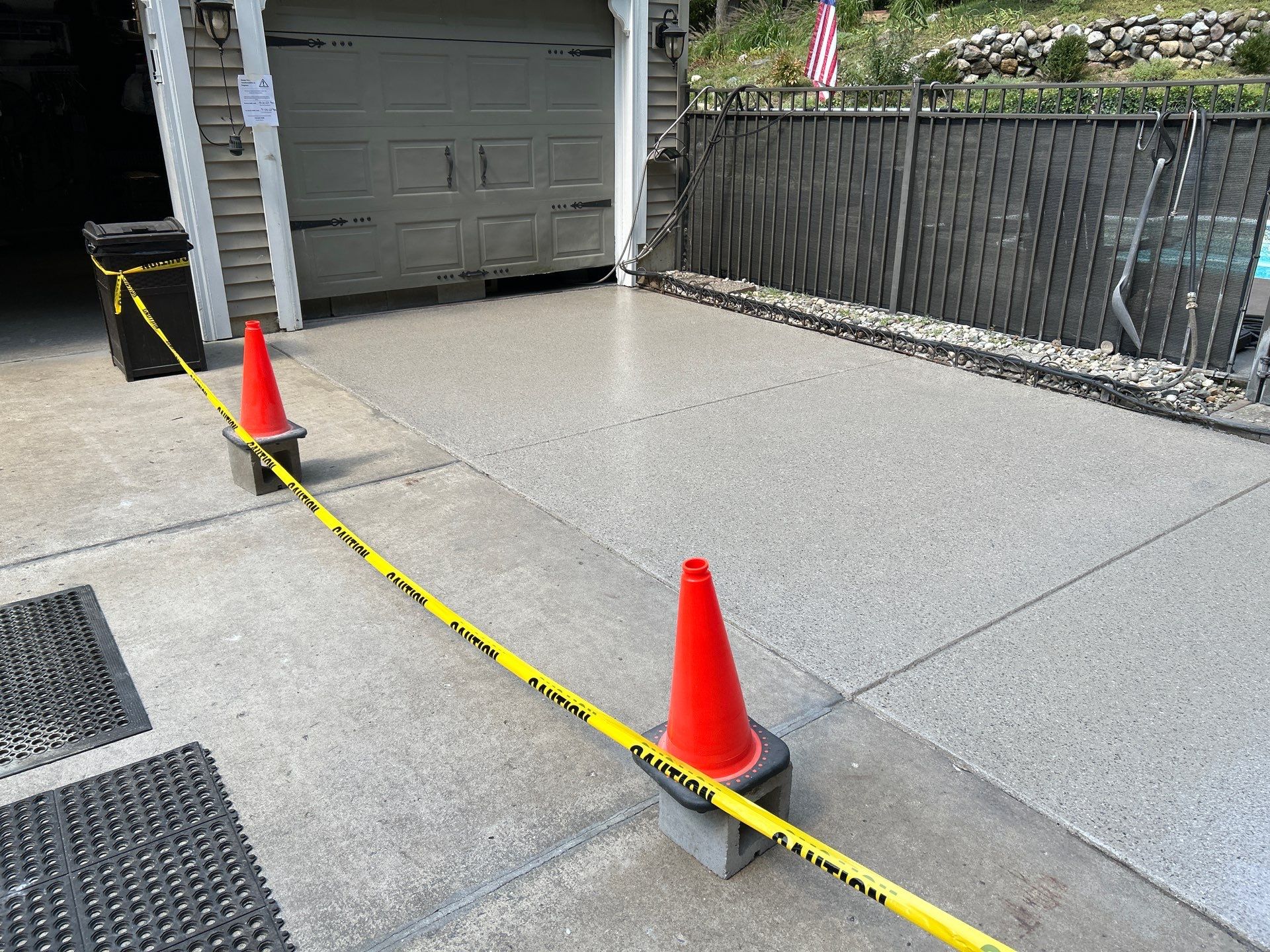 Armadillo Garage & Patio Coating in South Bend! by Innovative Spaces / Innovative Concrete Coatings