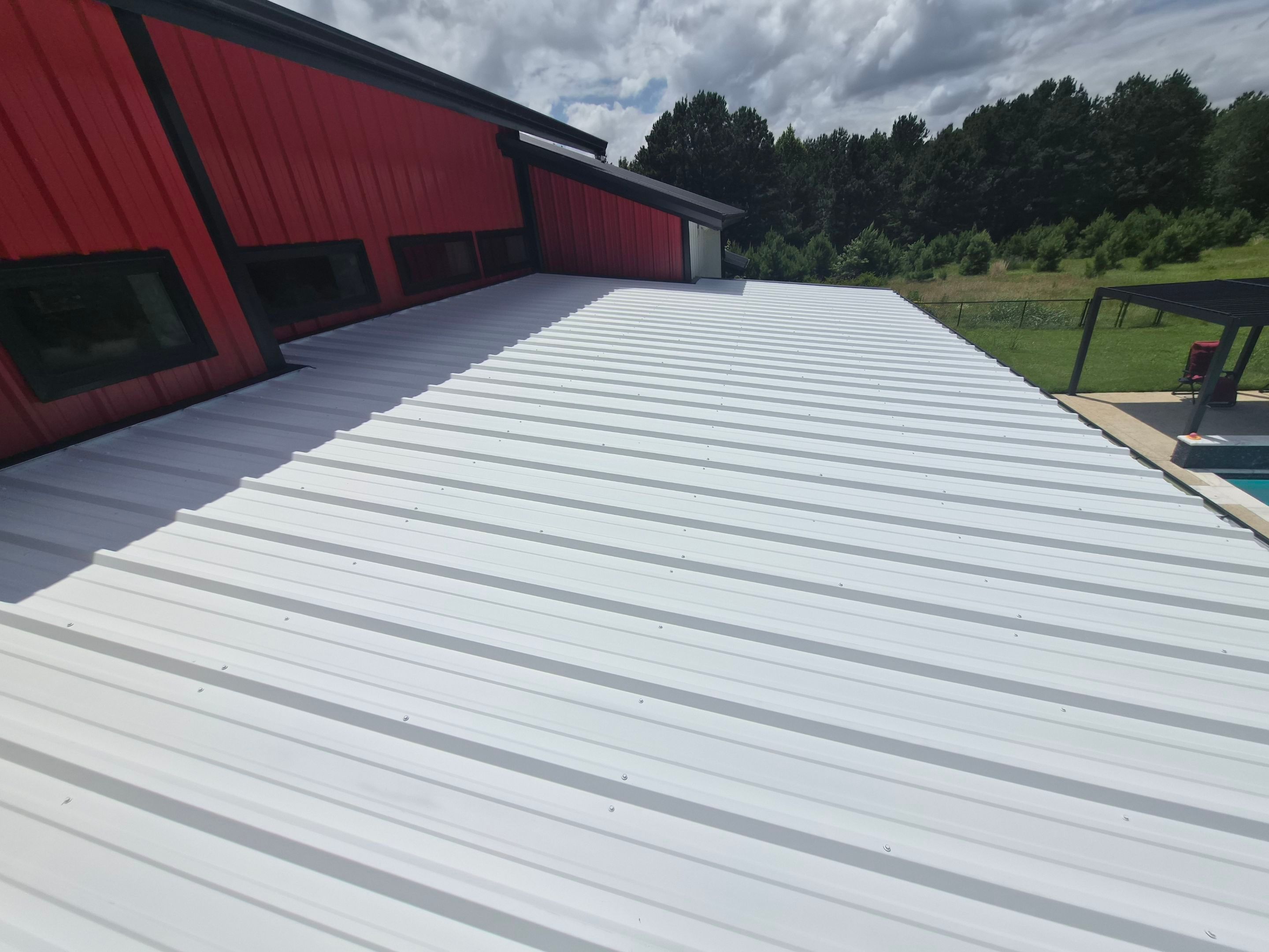A Fresh Sunroom Roof in Flint, TX! by Quality Coats Painting