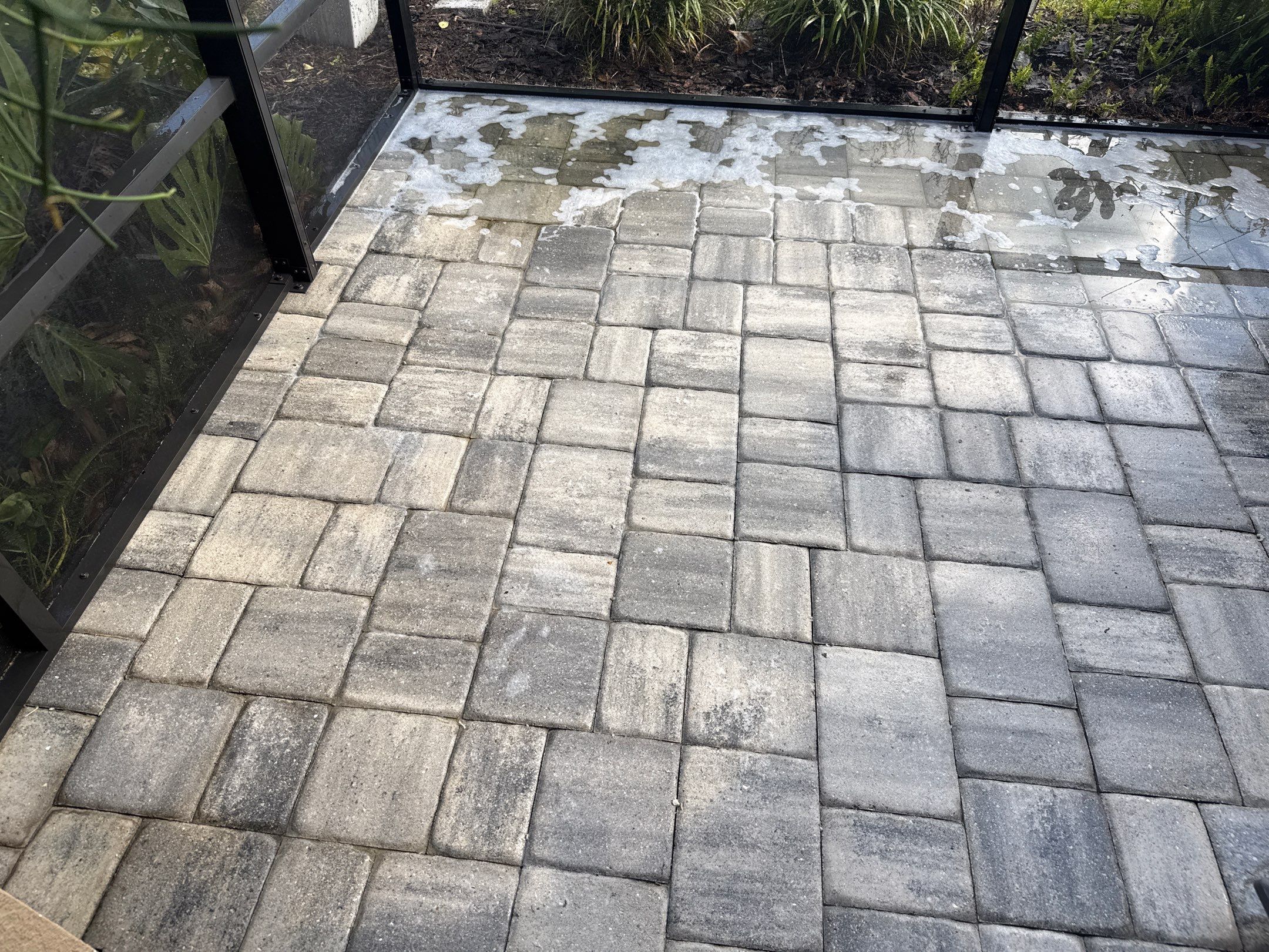 Lanai Paver & Screen Enclosure Cleaning | Artisan Lakes, Palmetto FL by Sunshine AquaWash