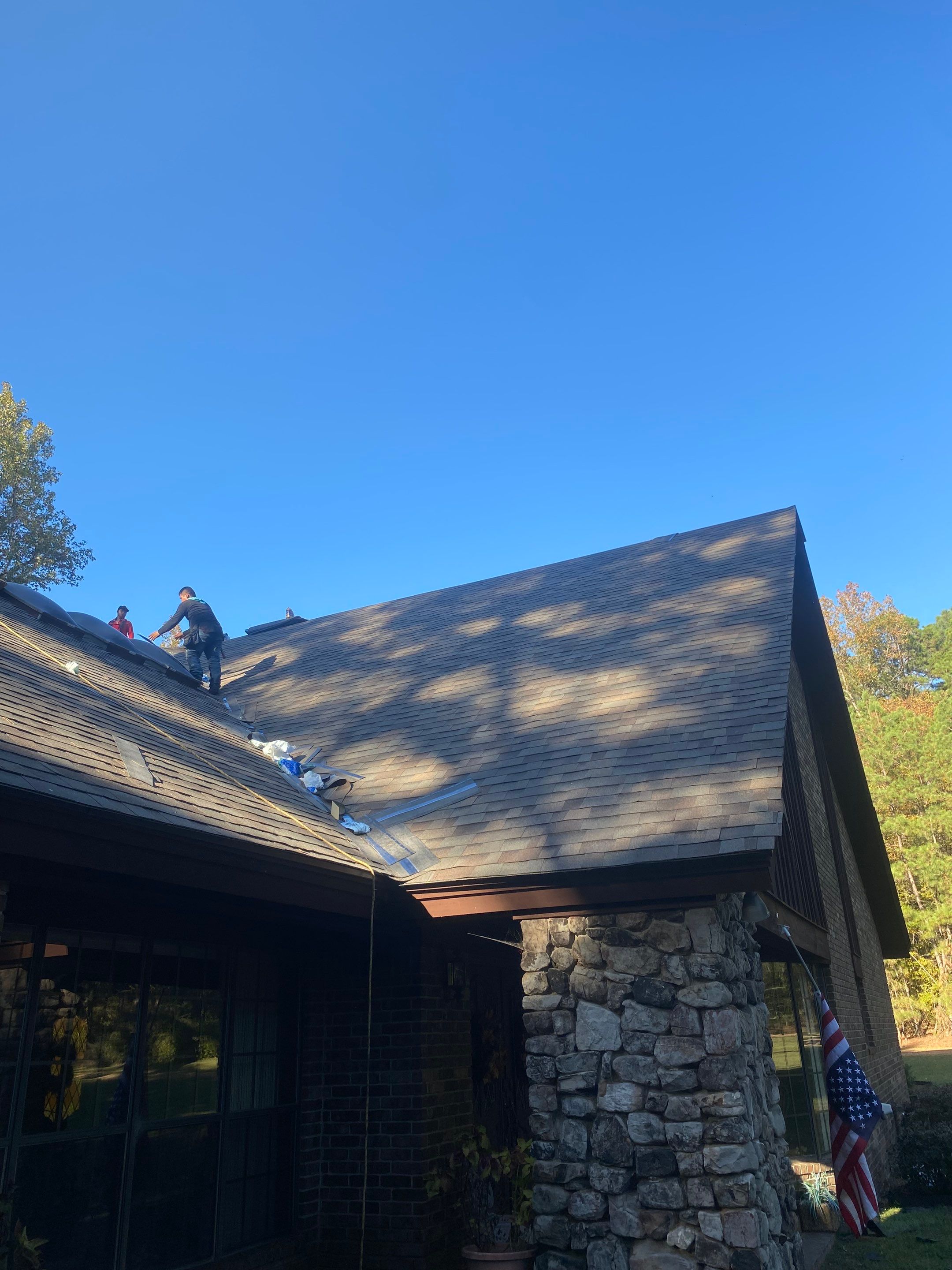 Residential Roofing Repair using Malarkey Highlander: Natural Wood by Hostetler Roofing