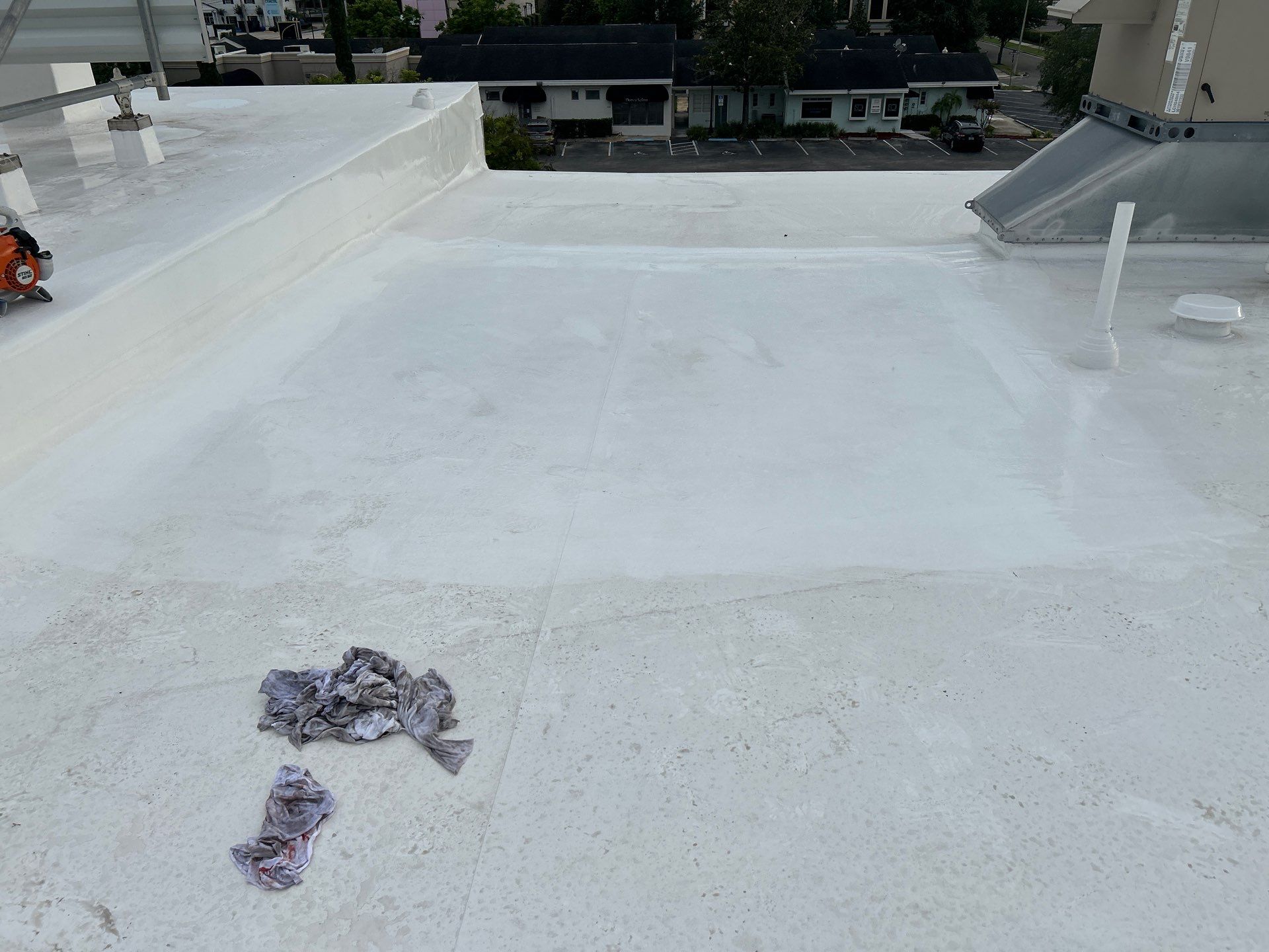 Kiddie Academy - Roof Coating by Fiddlers Roofing