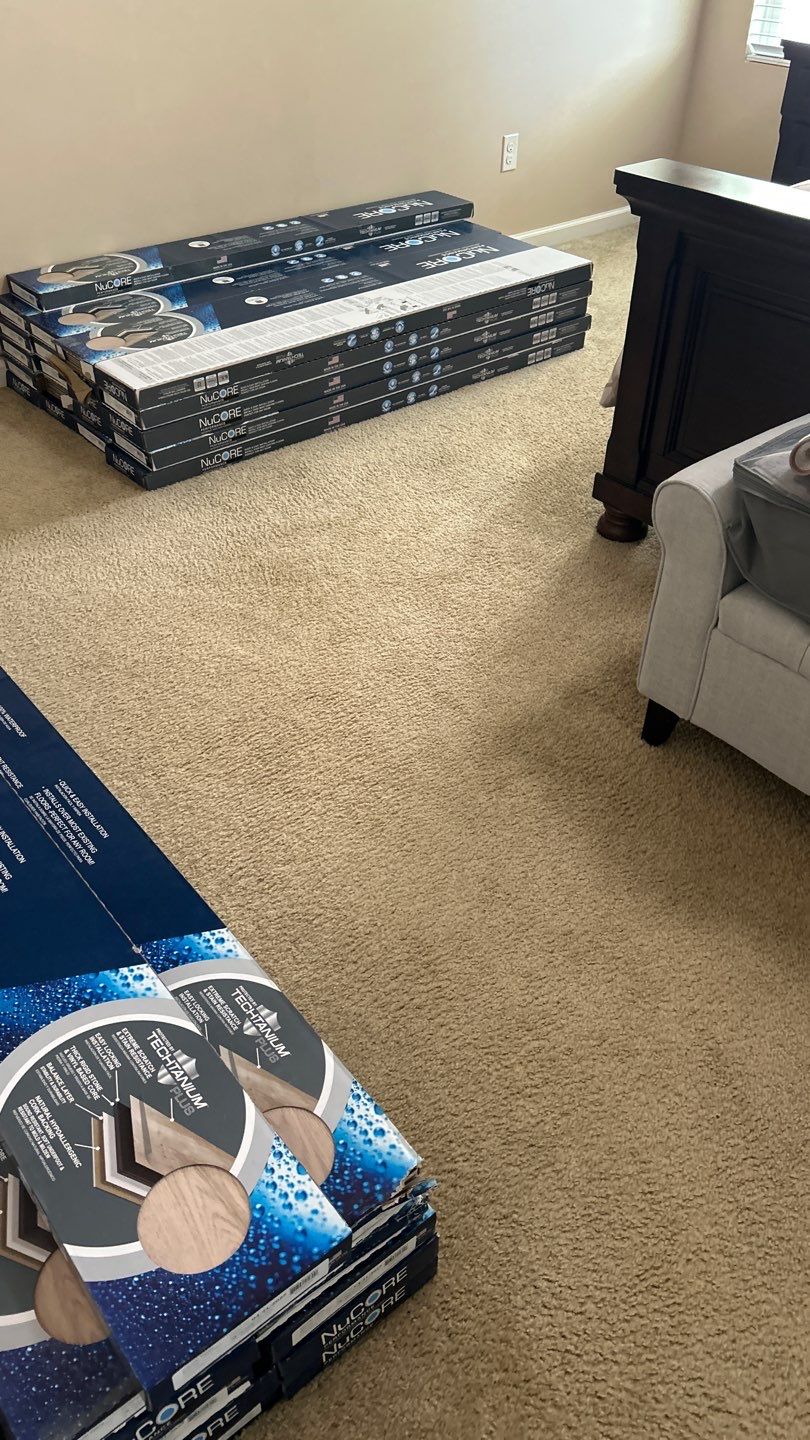 First floor LVP installation by Footprints Floors of Nashville