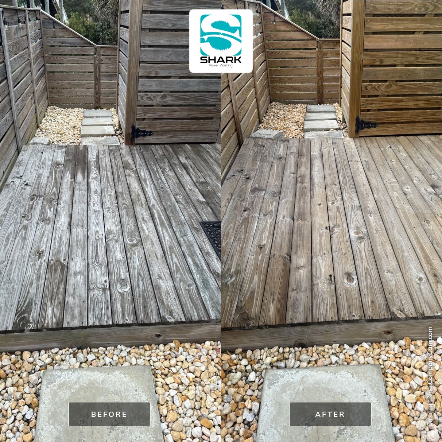 Pressure Washing in Kure Beach by Shark Power Washing