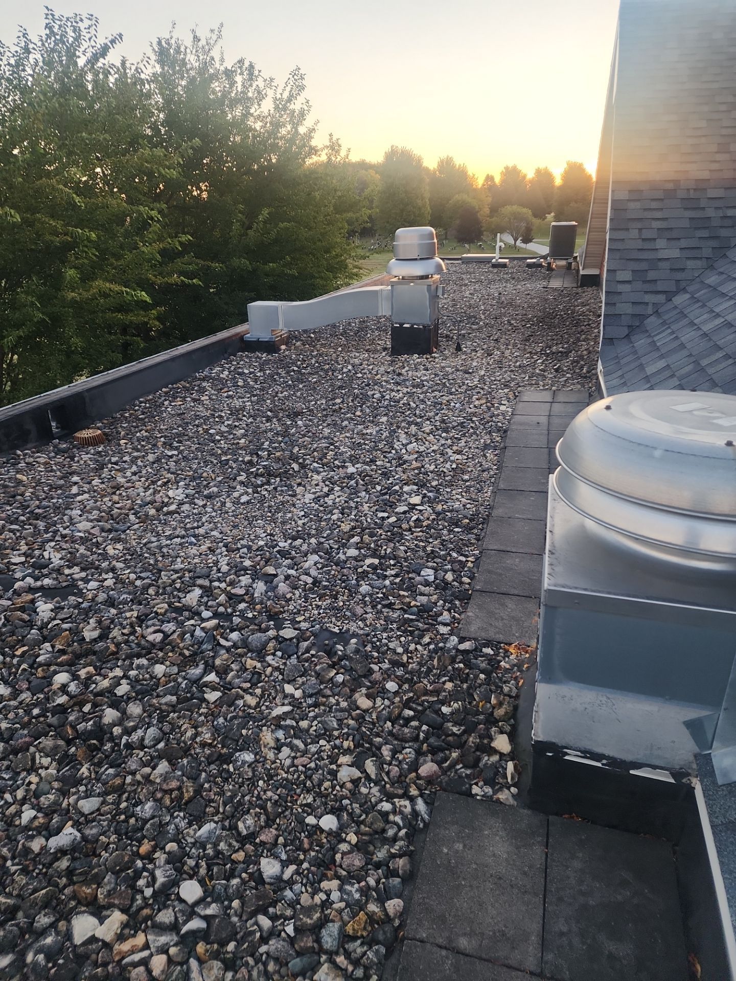 North Lawn Cemetery  by Grell Roofing
