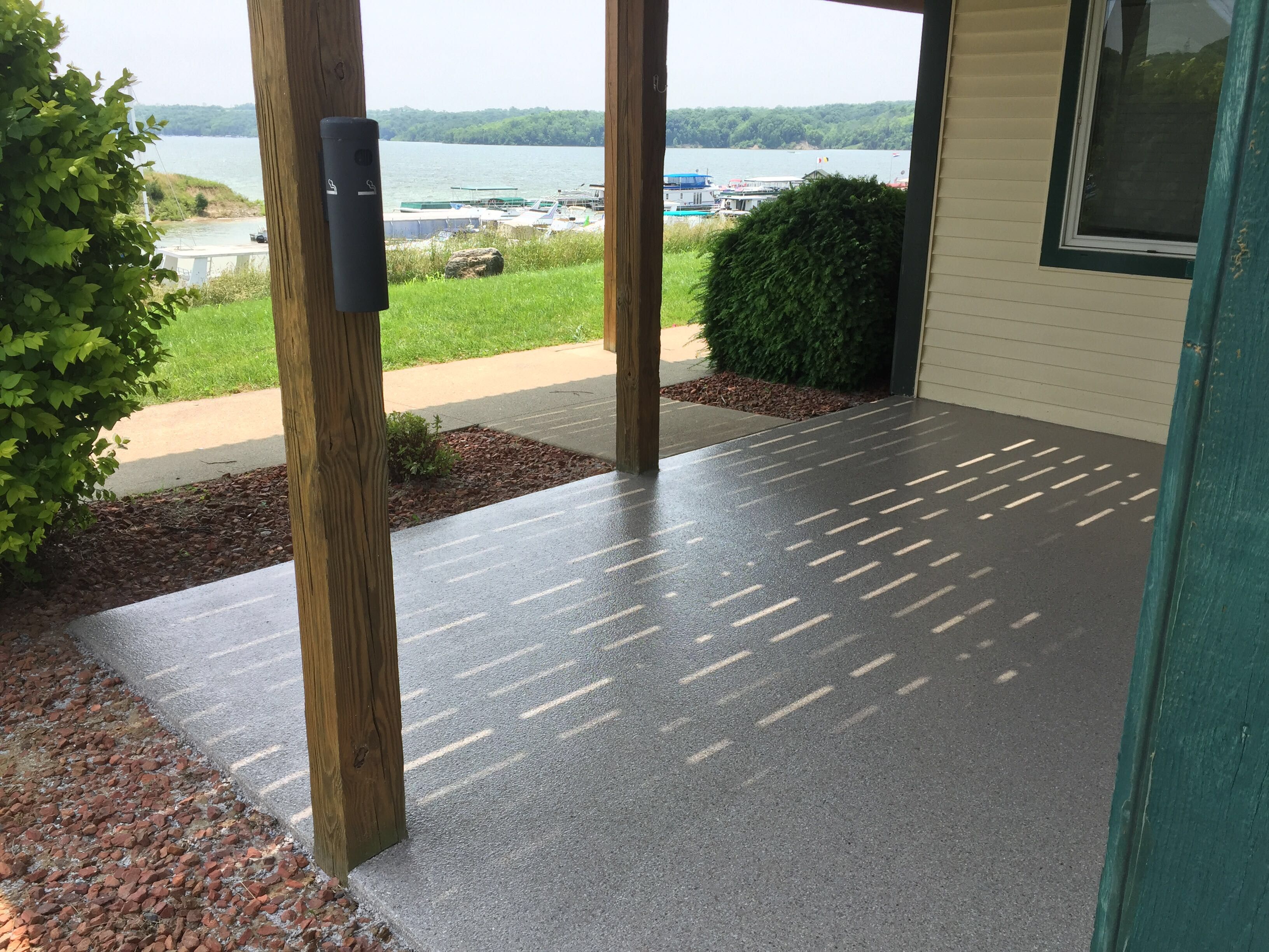 Patio Installation using Fieldstone by Your1DayFloor.com