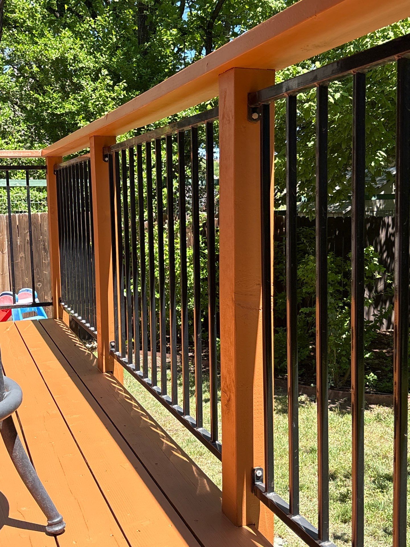 Back Deck Repainting Project in Austin, TX by Kstylez Roofing & Construction