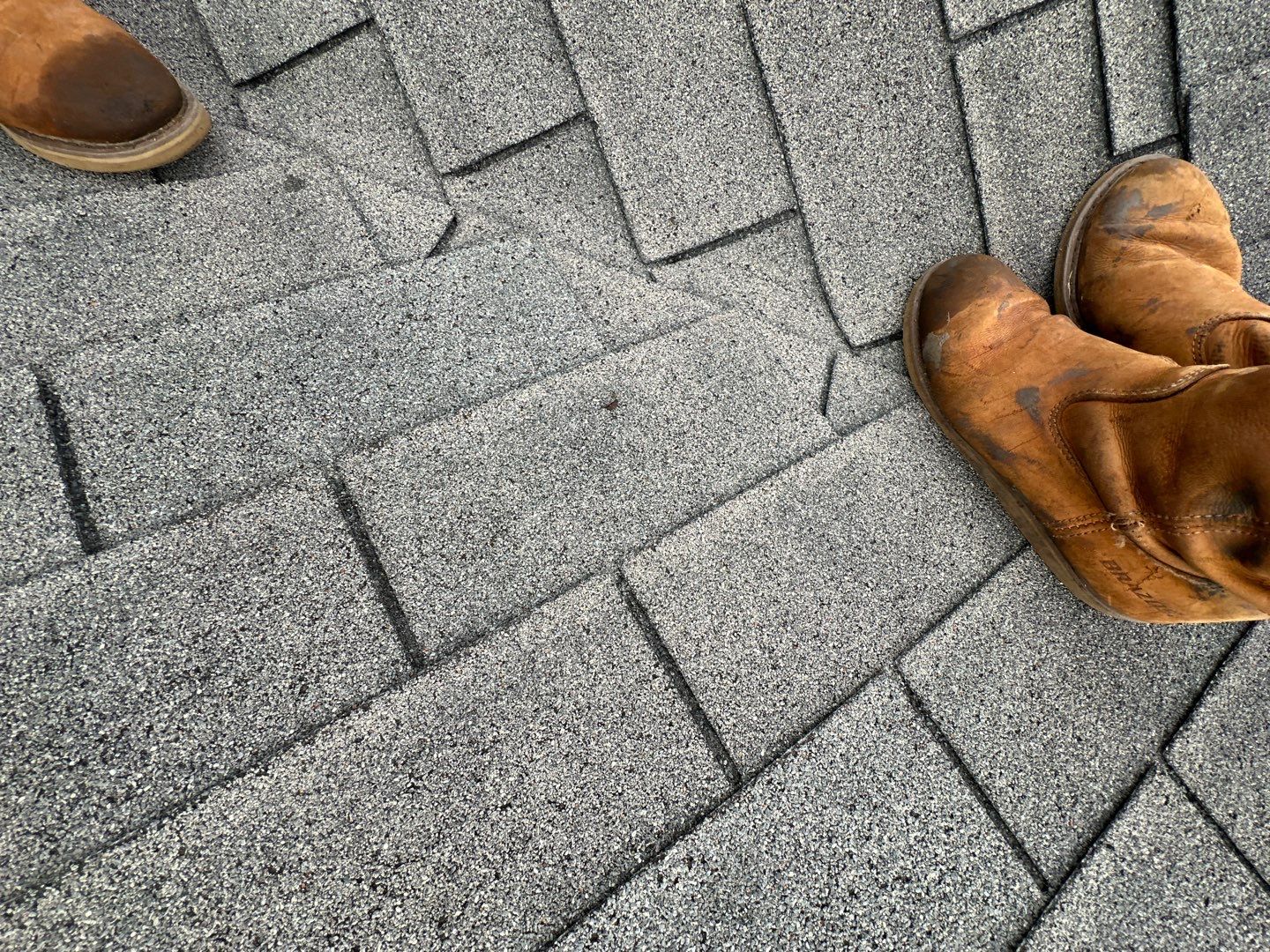 Hail Damage using Owen's Corning Duration (Lifetime) Shingles by Roof Repair Company