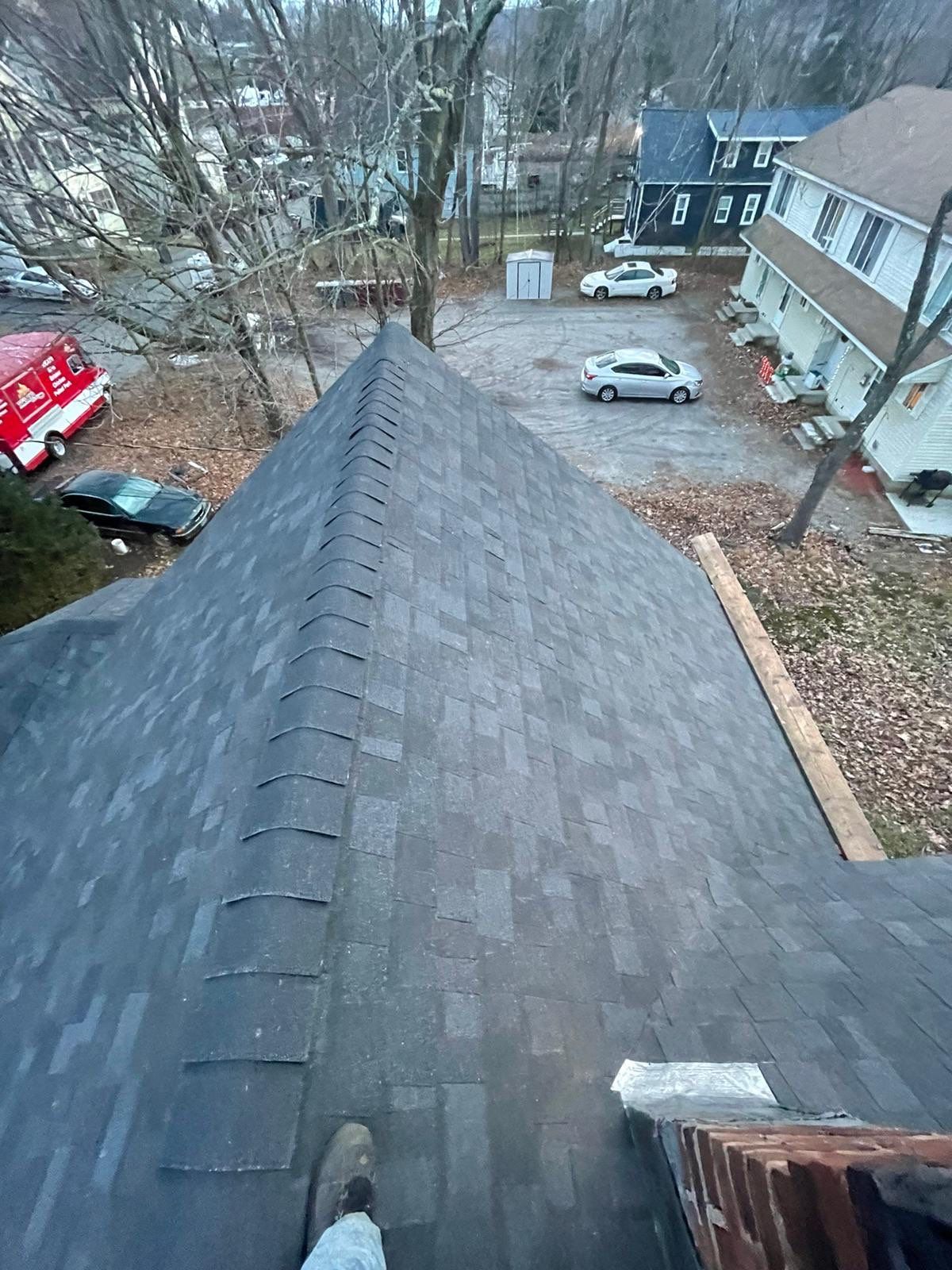 Residential Roofing Installation using Owens Corning TruDefinition Duration - Onyx Black by A Plus Exterior