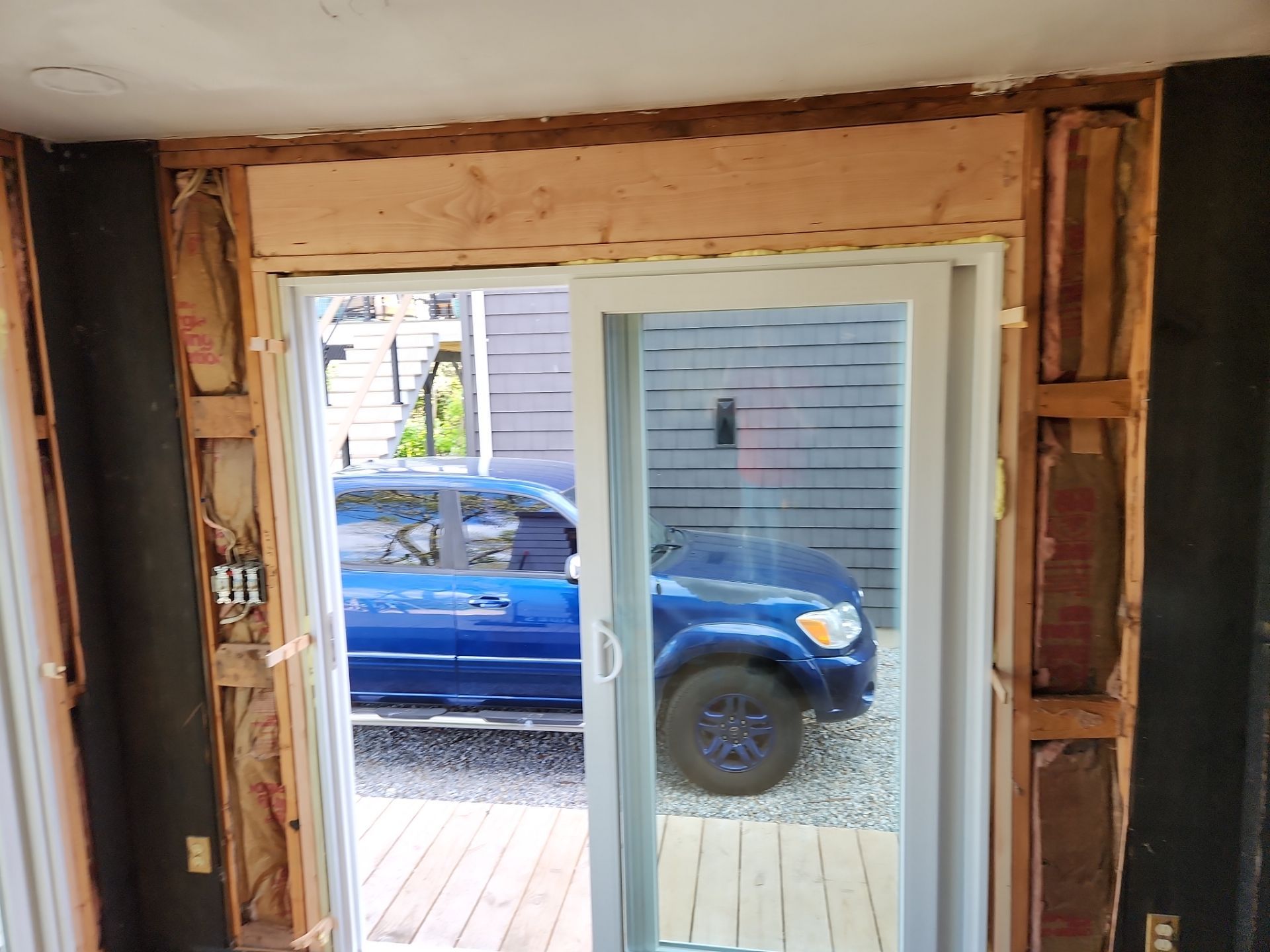 Milford Exterior Renovation Featuring Custom Siding and Wood Deck Installation by A Plus Exterior