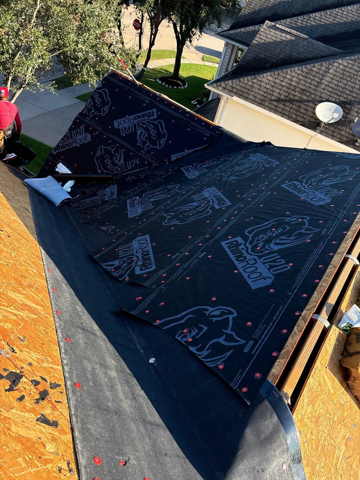 Residential Roofing Installation using Owen's Corning Duration (Lifetime) Shingles by Roof Repair Company