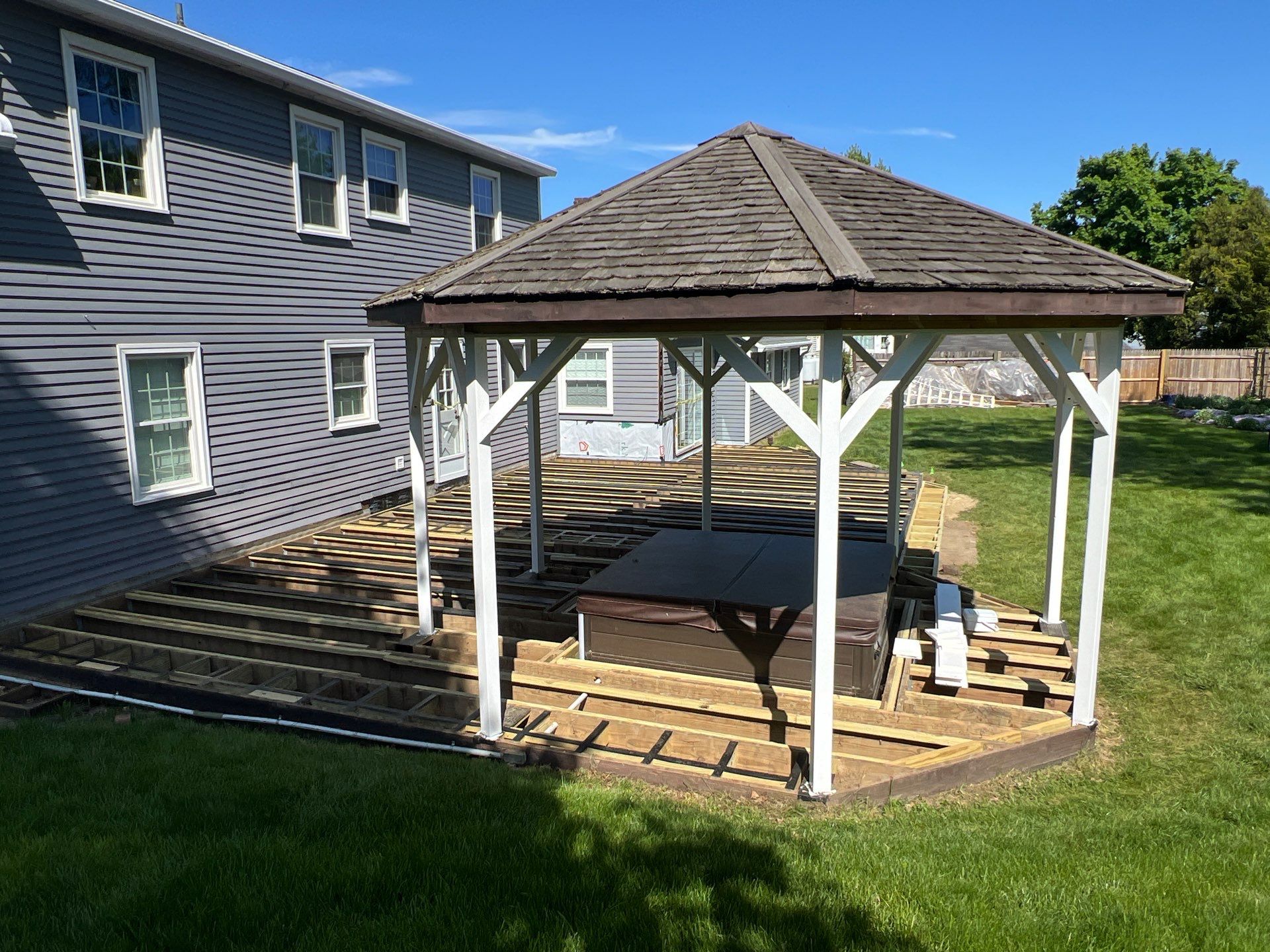 Deck Repair using Trex Select Decking by Chagnon Building & Remodeling LLC