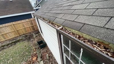 Turtle Shell gutter protection installation in Batavia, IL 60510, photograph 3