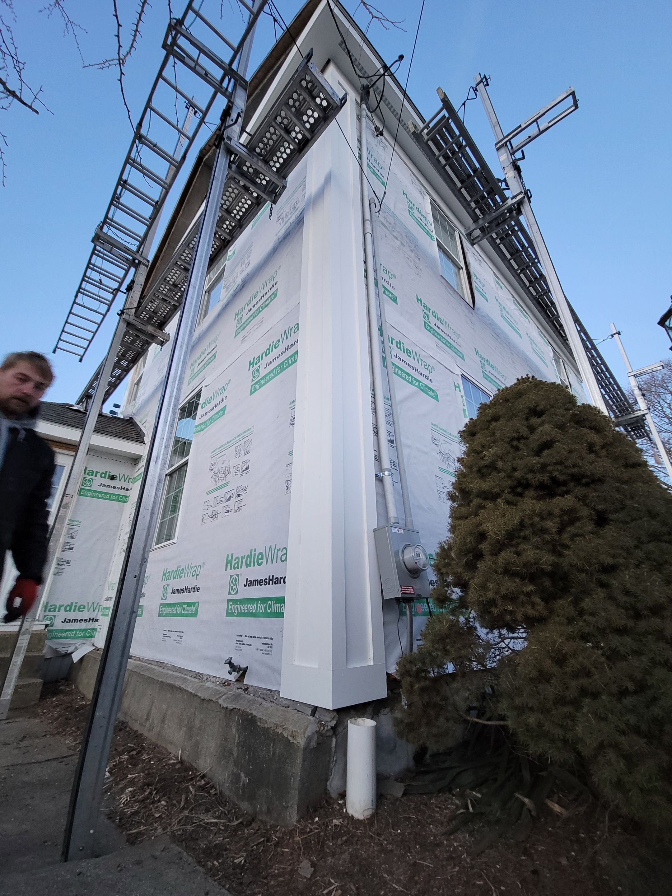 Siding Installation using James Hardie by UBrothers Construction