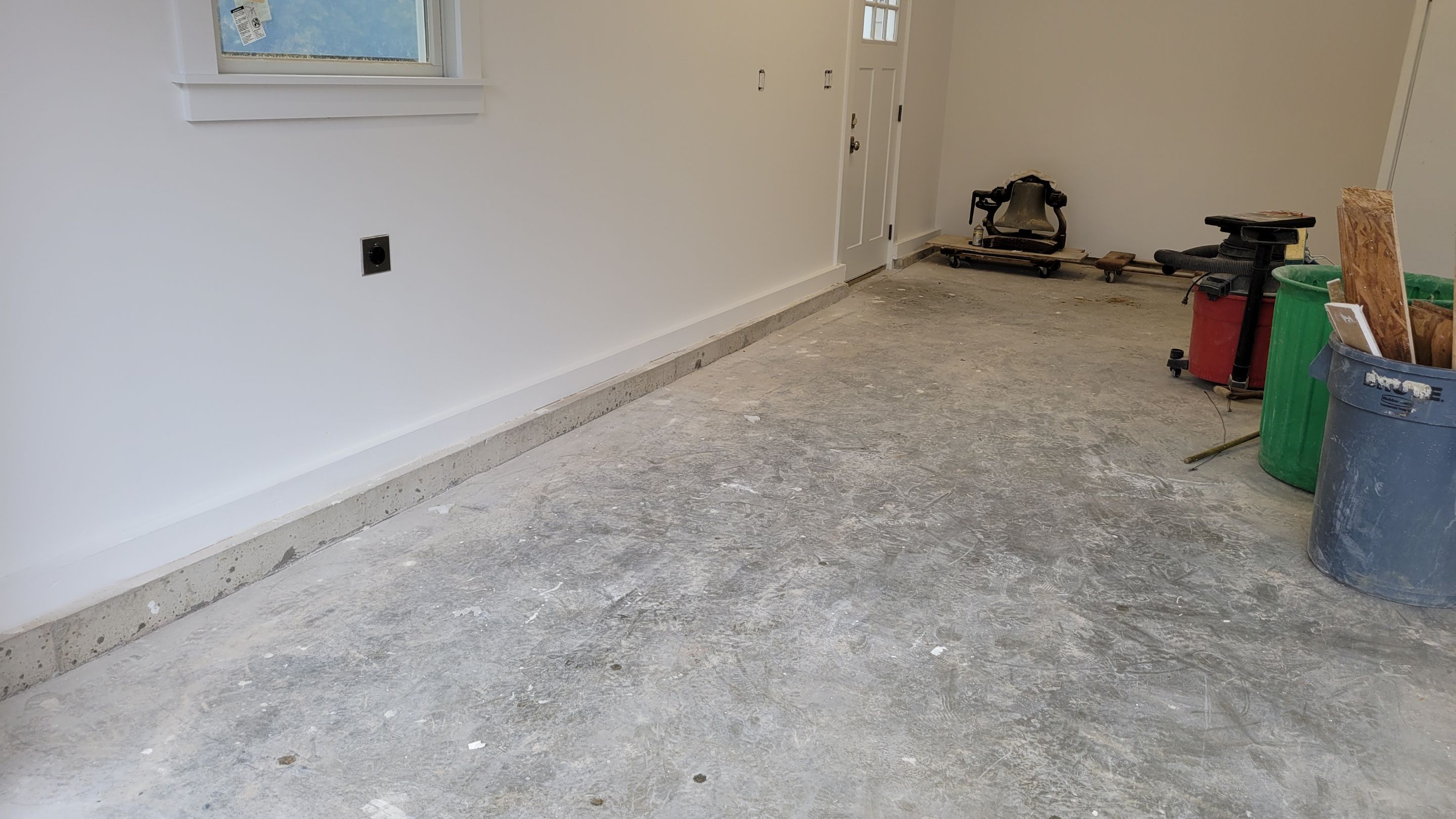 Garage Floor in Sandstone by Spectrum Painting, LLC