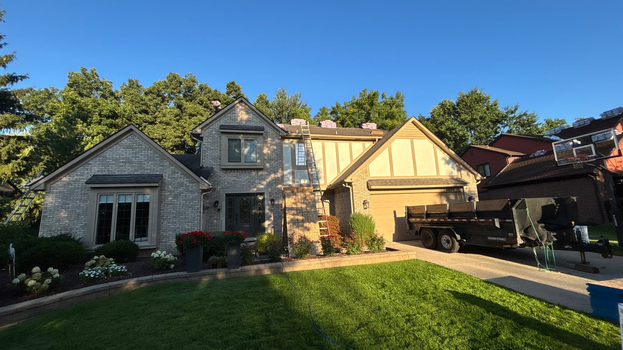 Siding Replacement using Alside D5" Flagship Brown by 180 Contractors