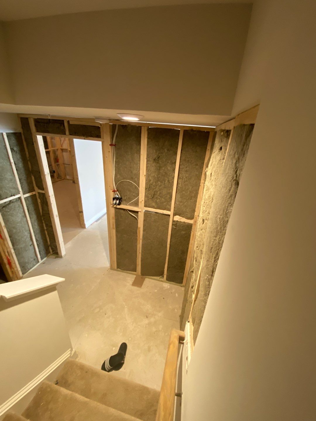 Basement Remodel using new construction by Jesus Master Handyman LLC 
