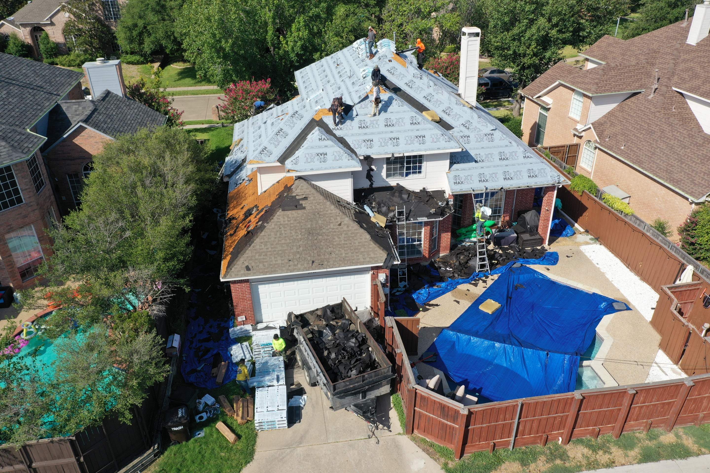 Residential Roofing Installation using IKO Dysnasty Class3 Summit Gray by Eminent Roofing & Auto Hail Repair