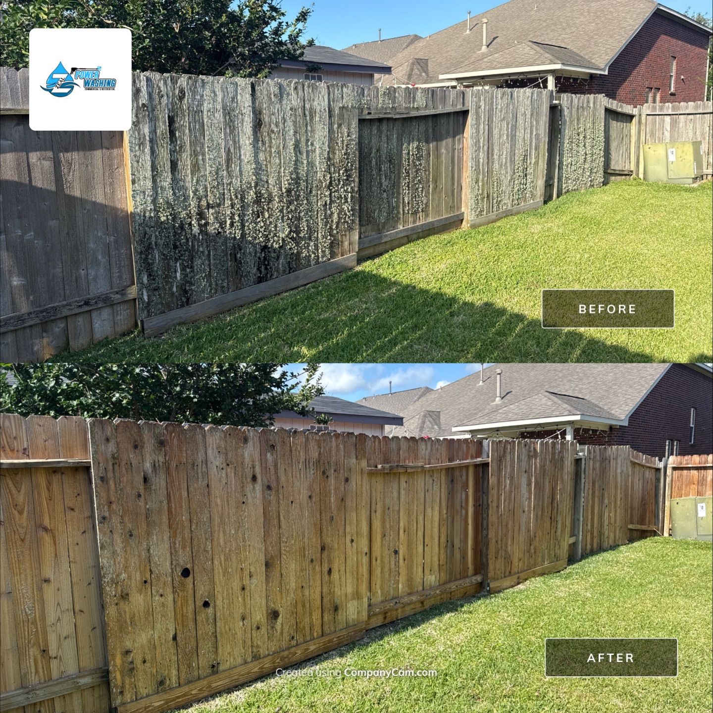 Wood Fence Cleaning and Surface Restoration in Richmond by Zeal Power Washing